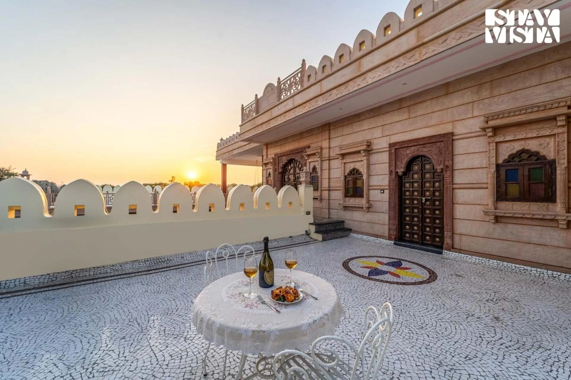 Balcony/Terrace in Sunset Escape by VEO - Part of StayVista