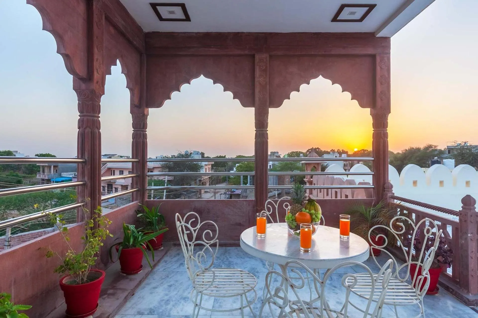 Balcony/Terrace in Sunset Escape by VEO - Part of StayVista