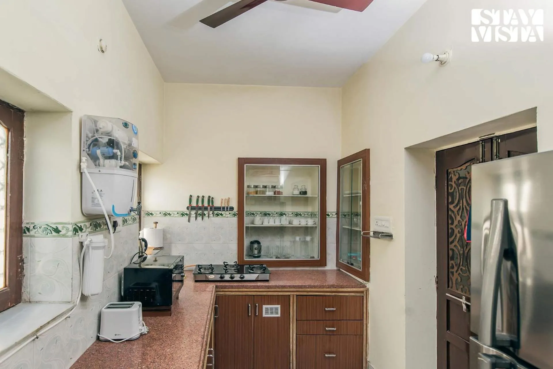 Kitchen or kitchenette in Sunset Escape by VEO - Part of StayVista