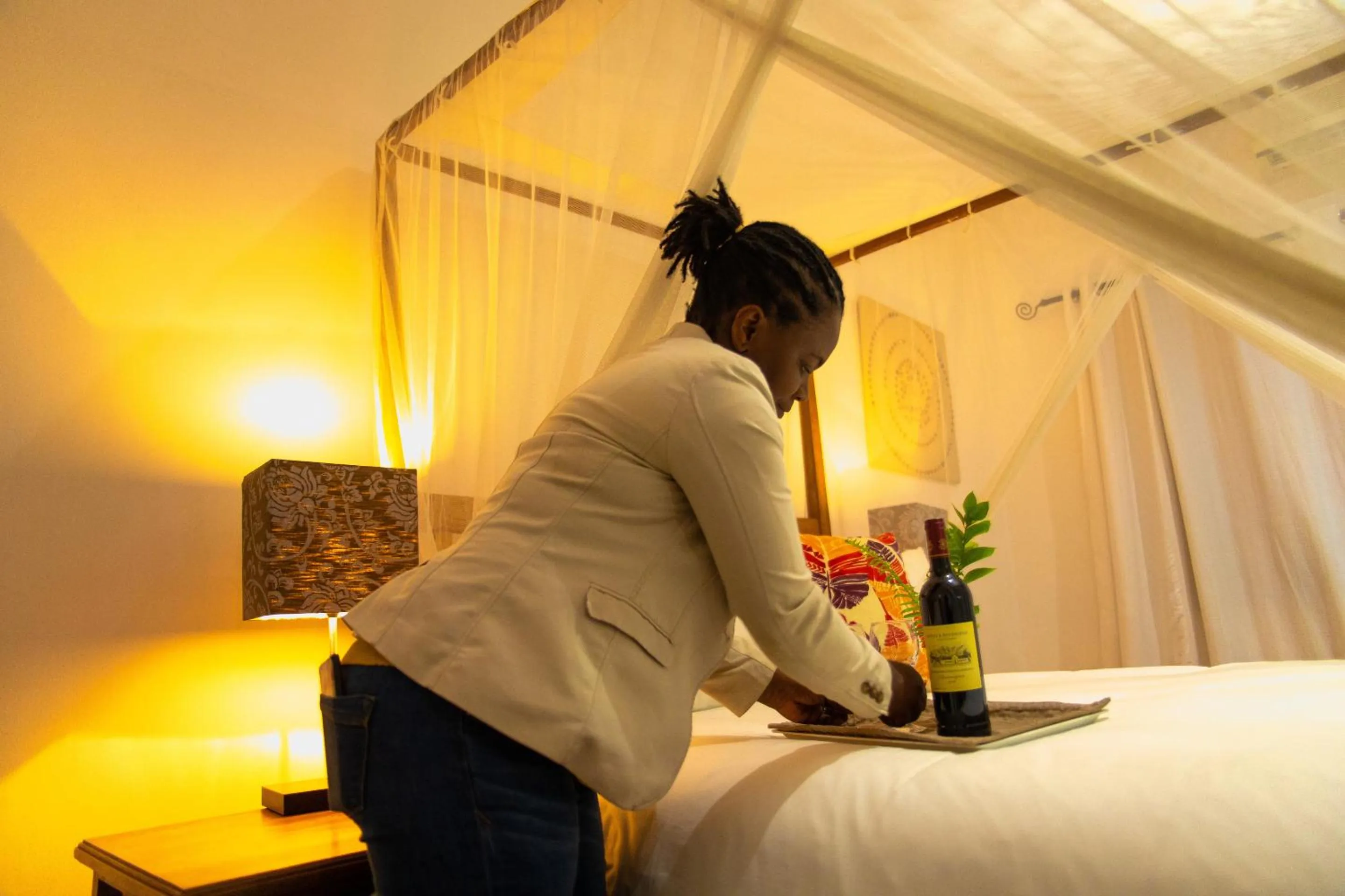 Bed in Burley House by Ulendo