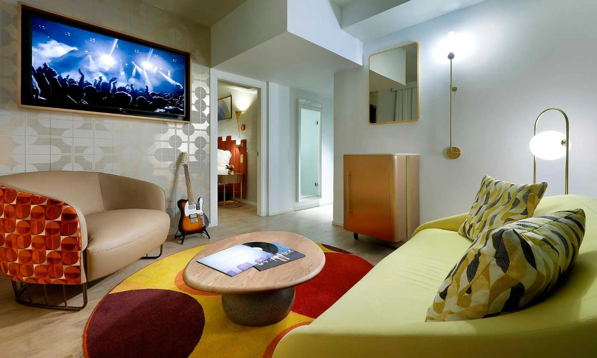 Communal lounge/ TV room in Hard Rock Hotel Marbella - Puerto Banús