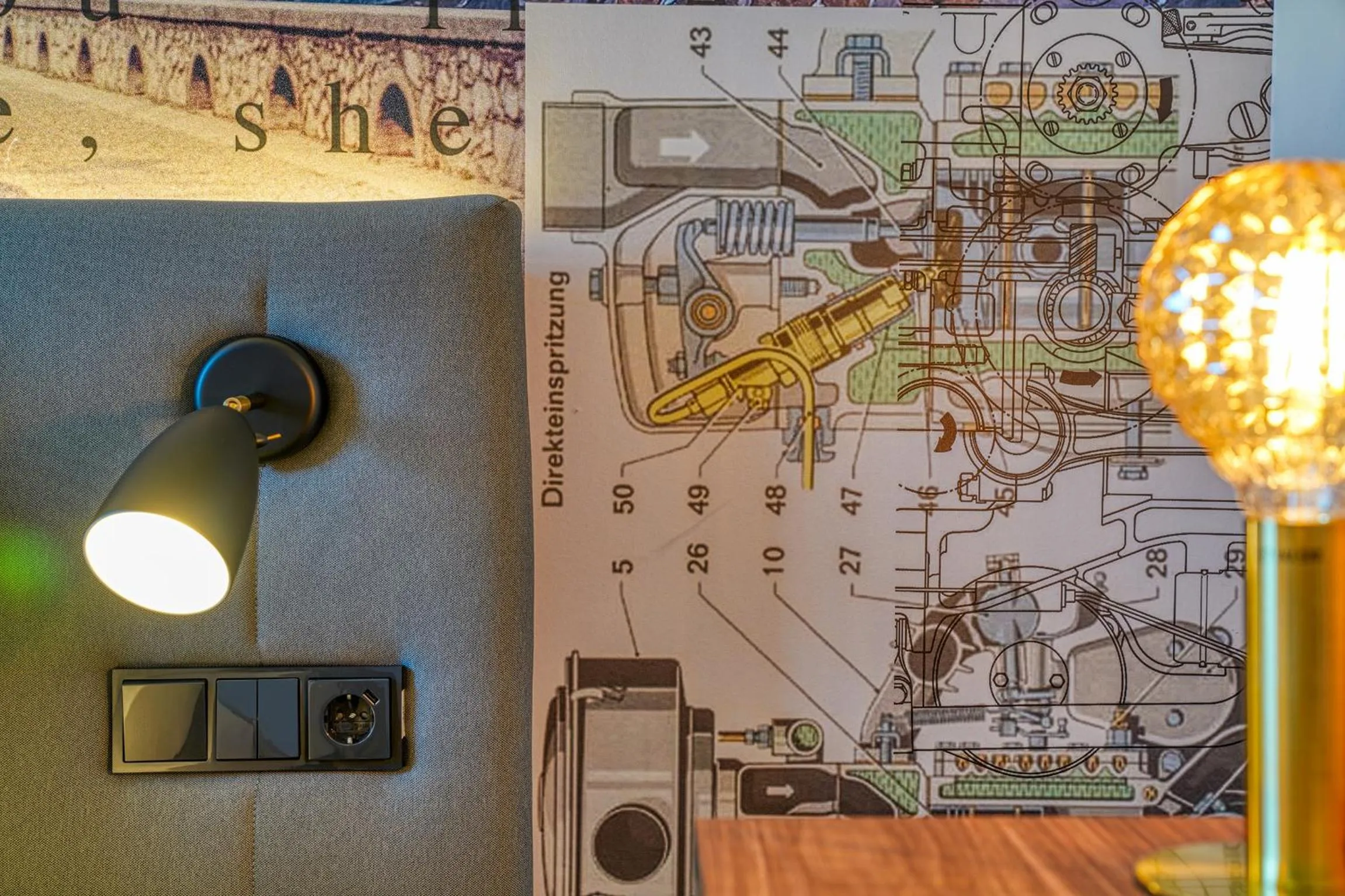 Decorative detail in PLAZA INN Ulm