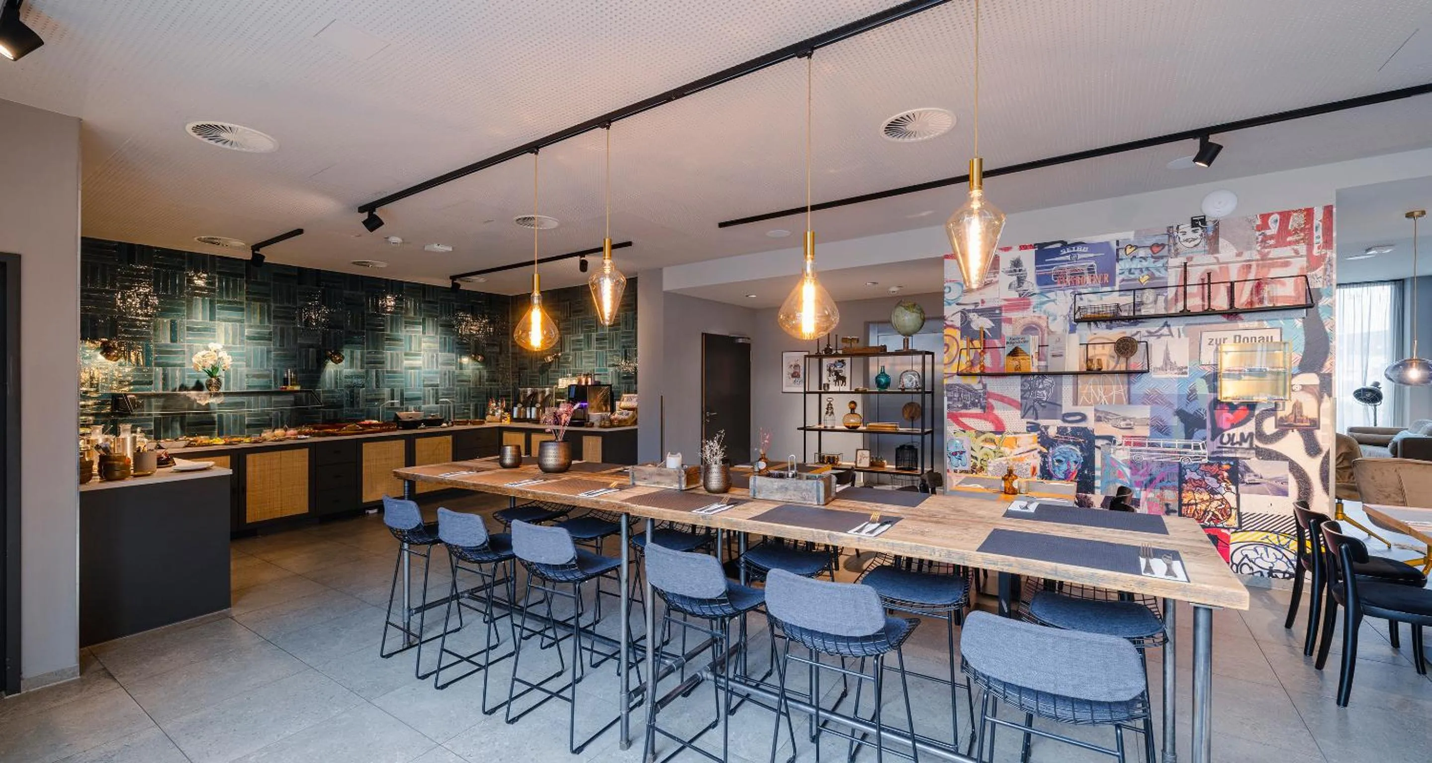 Buffet breakfast in PLAZA INN Ulm