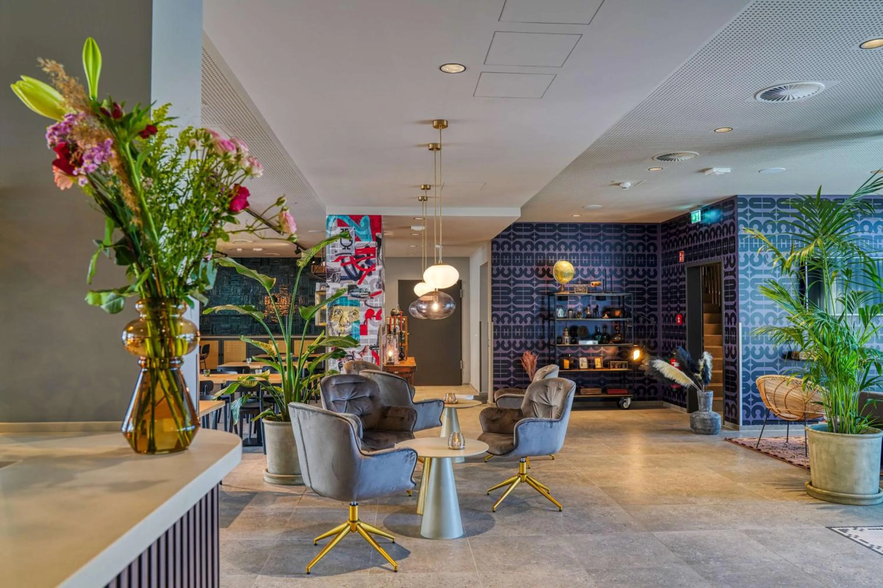 Lobby or reception in PLAZA INN Ulm