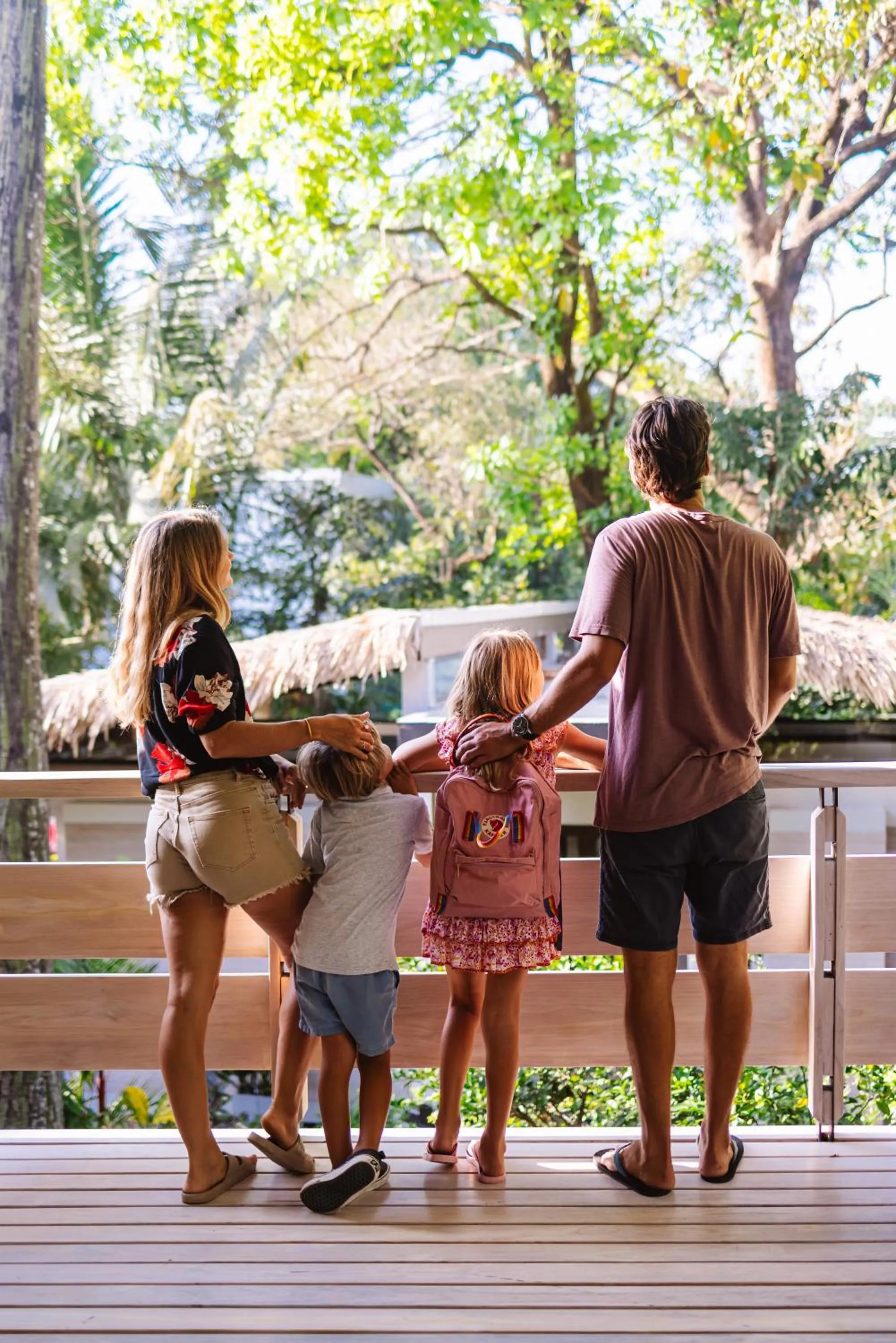 Family in The Gilded Iguana