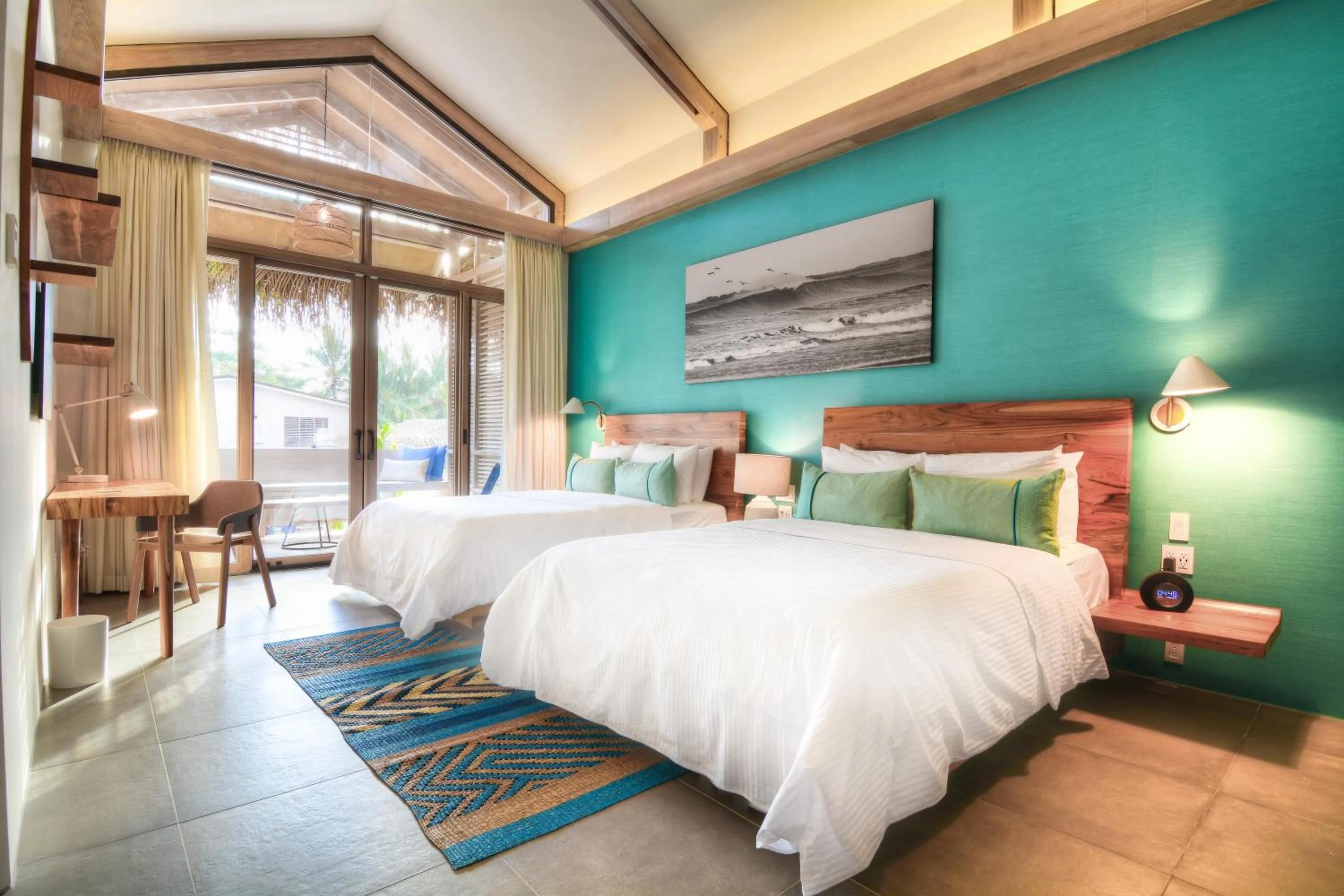 Decorative detail, Bed in The Gilded Iguana