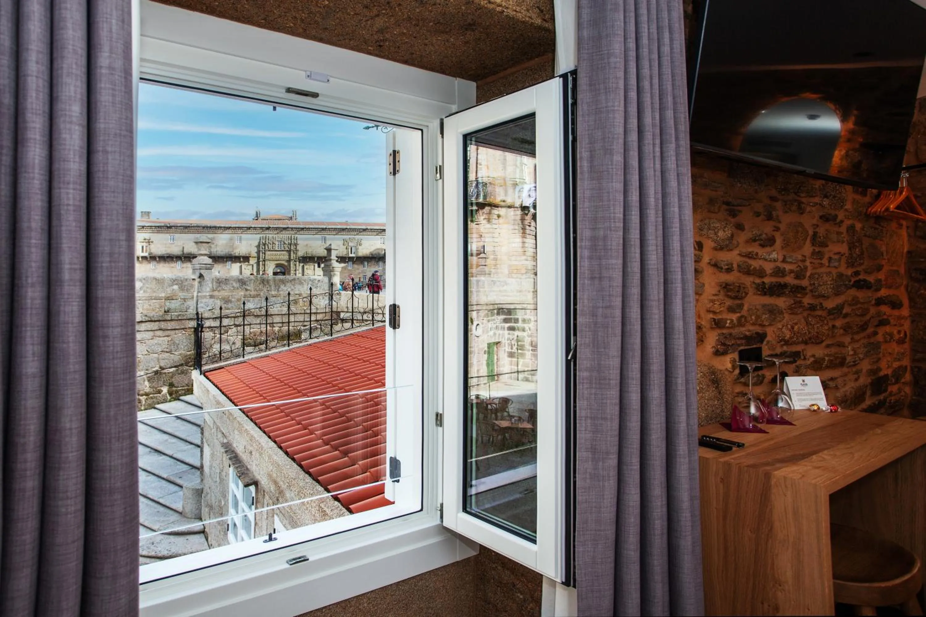 City view in Hotel Plaza Obradoiro by Bossh! Hotels