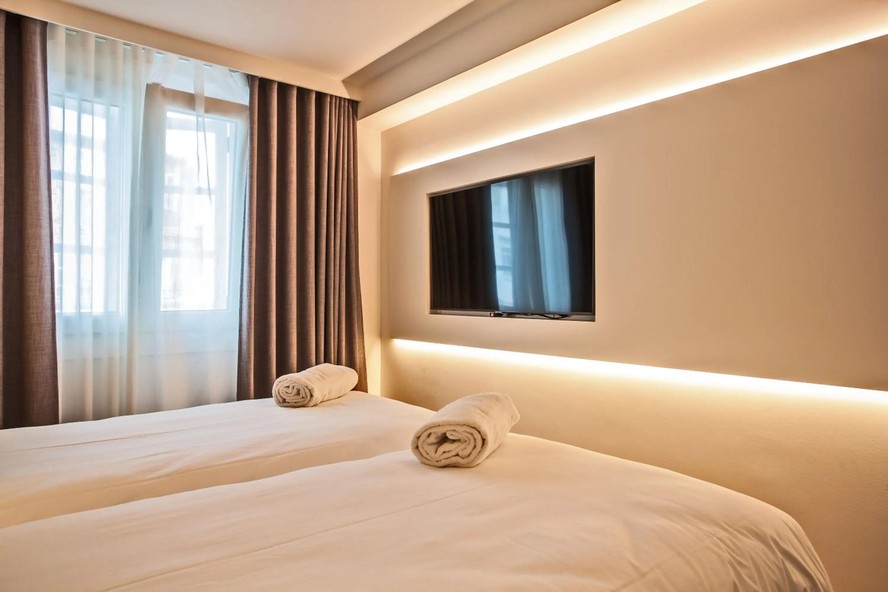 TV and multimedia, Bed in Hotel Plaza Obradoiro by Bossh! Hotels