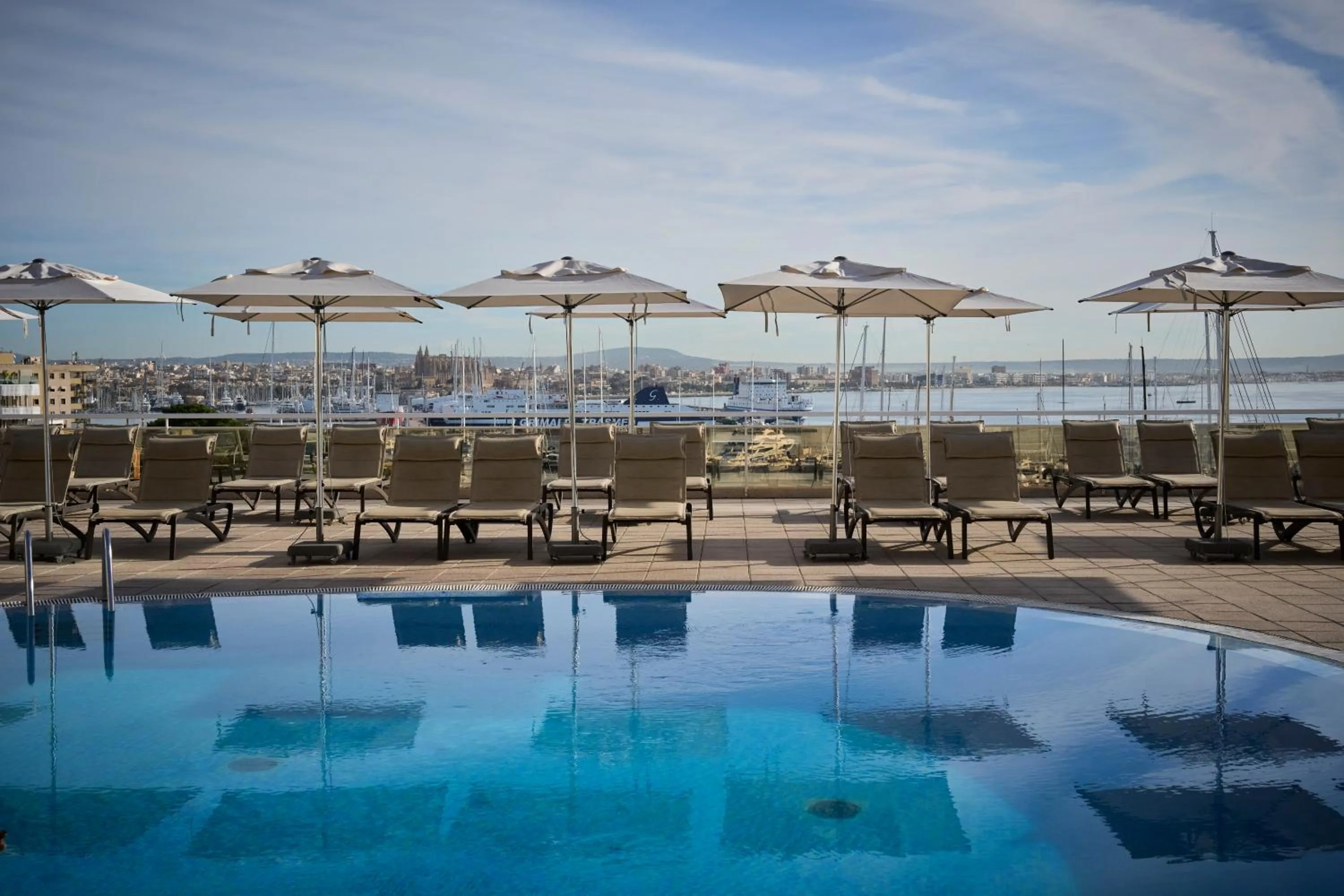 Swimming pool in Catalonia Majórica