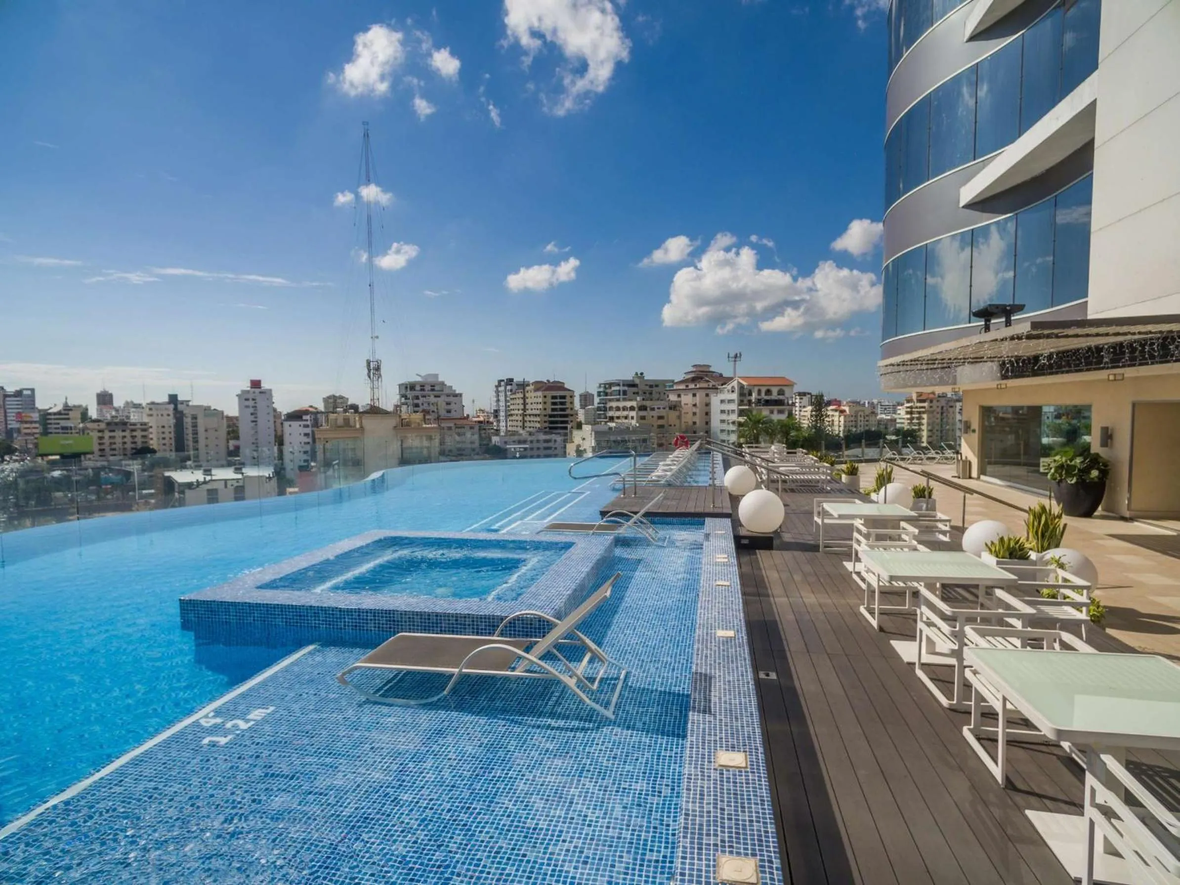 Pool view in Embassy Suites by Hilton Santo Domingo