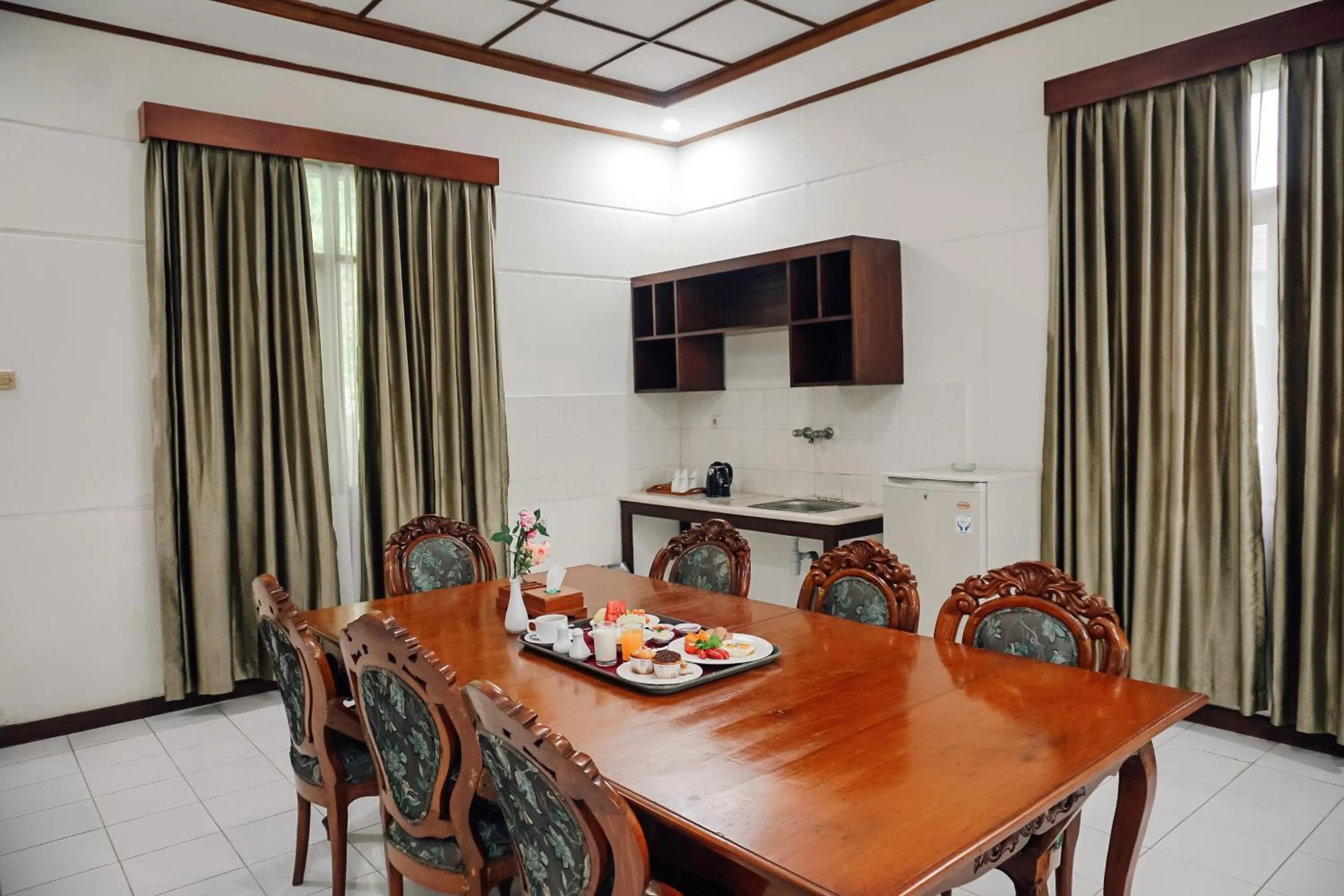 Seating area in Lembah Ciater Resort Managed by Sahid