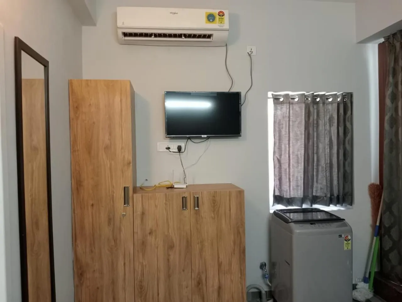 TV and multimedia in Season 4 Residences - 1BHK furnished apartments (near Apollo Proton, Tidal park)