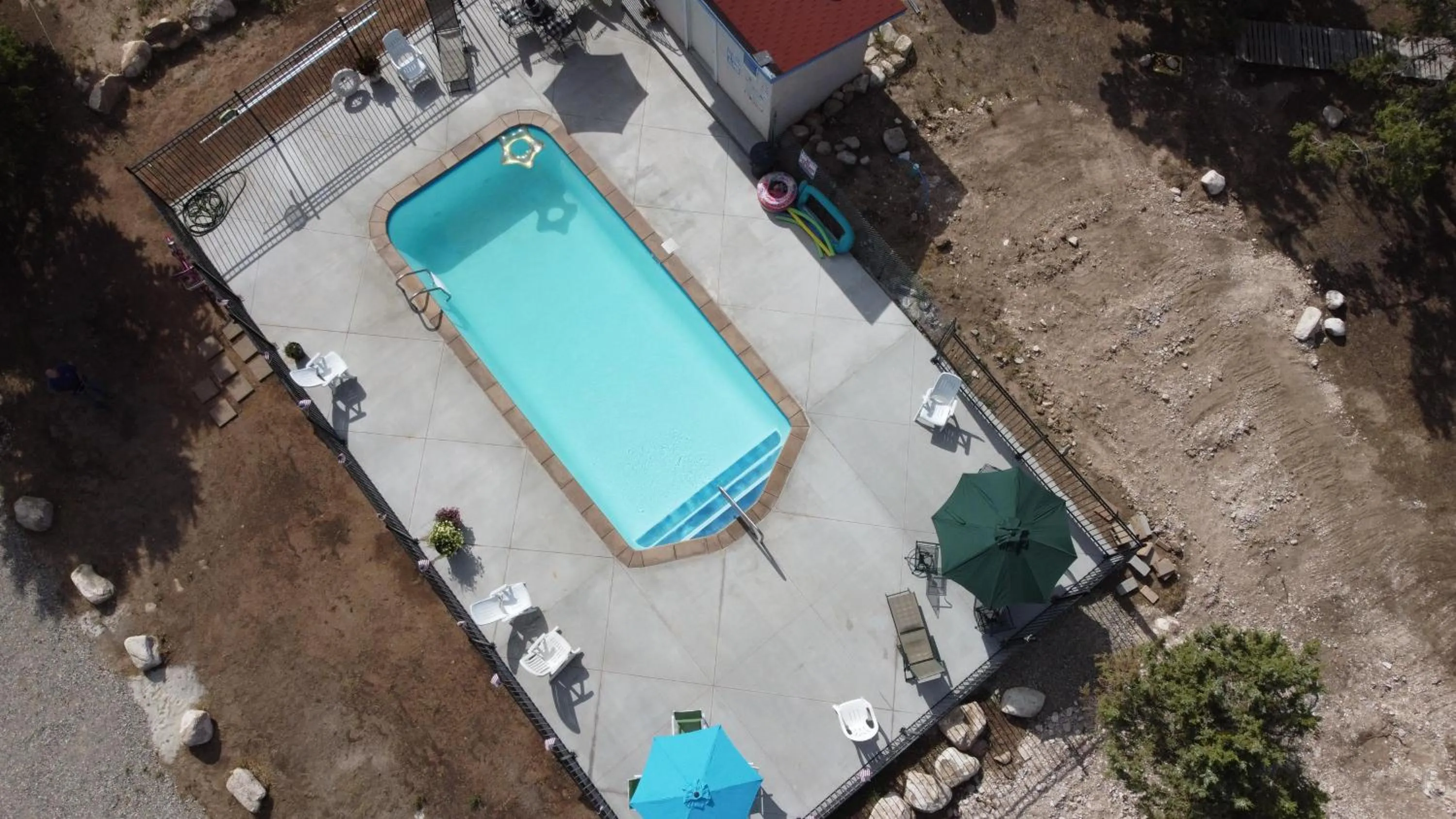 Swimming pool in Hacienda Roja - The Cedars #7 at Wind Walker Homestead