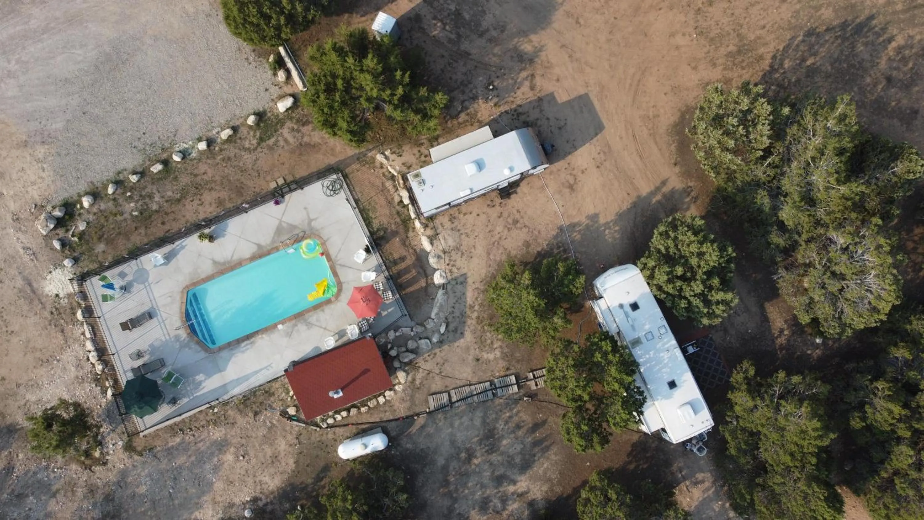 Swimming pool in Hacienda Roja - The Pinion #8 at Wind Walker Homestead