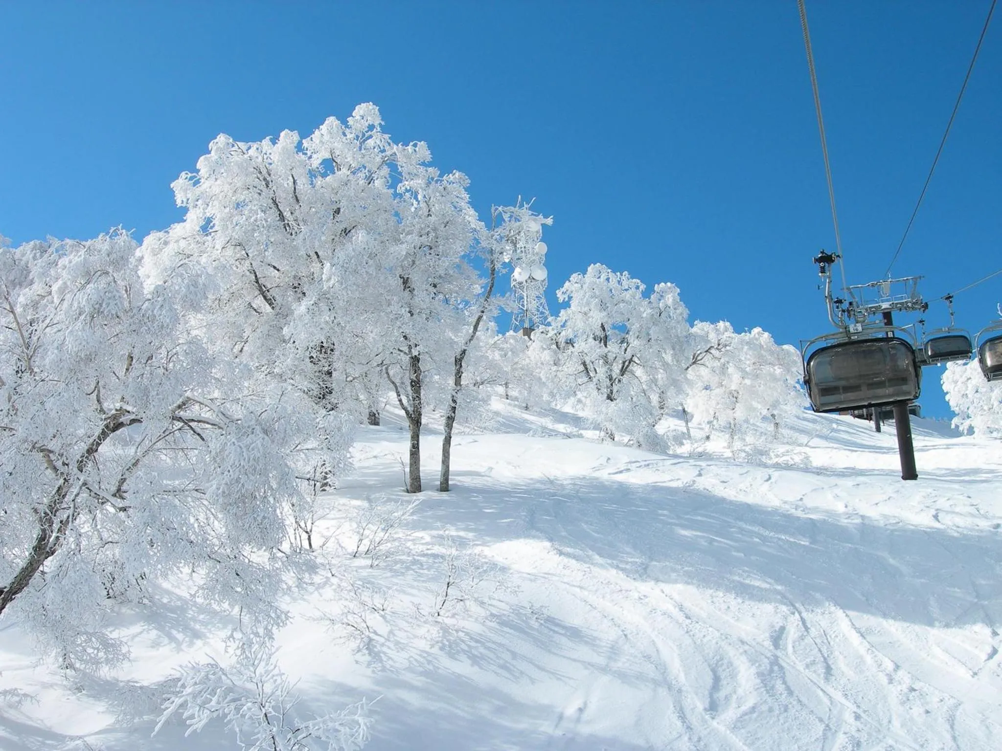Skiing in Sumiyosiya Ryokan