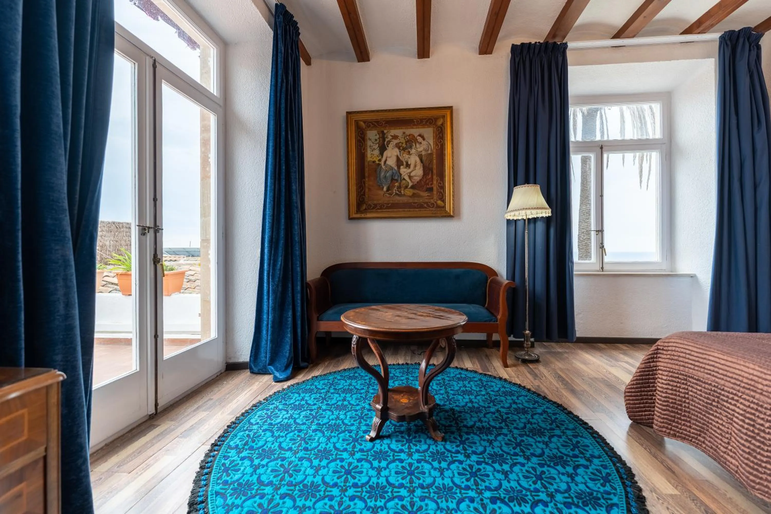Decorative detail, Bed in Hotel Roger de Flor by Seleqtta