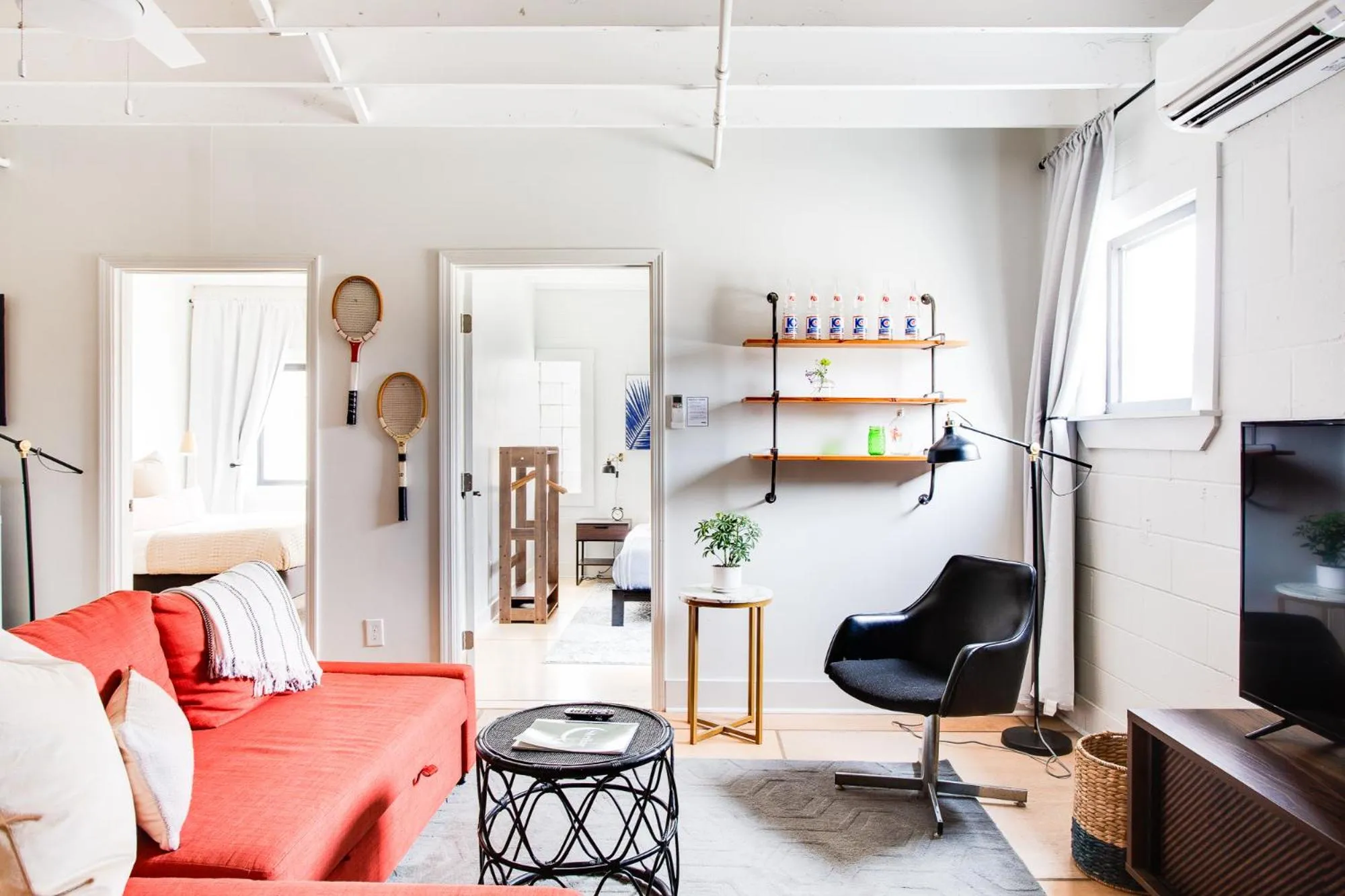 Living room in Stellar Suites