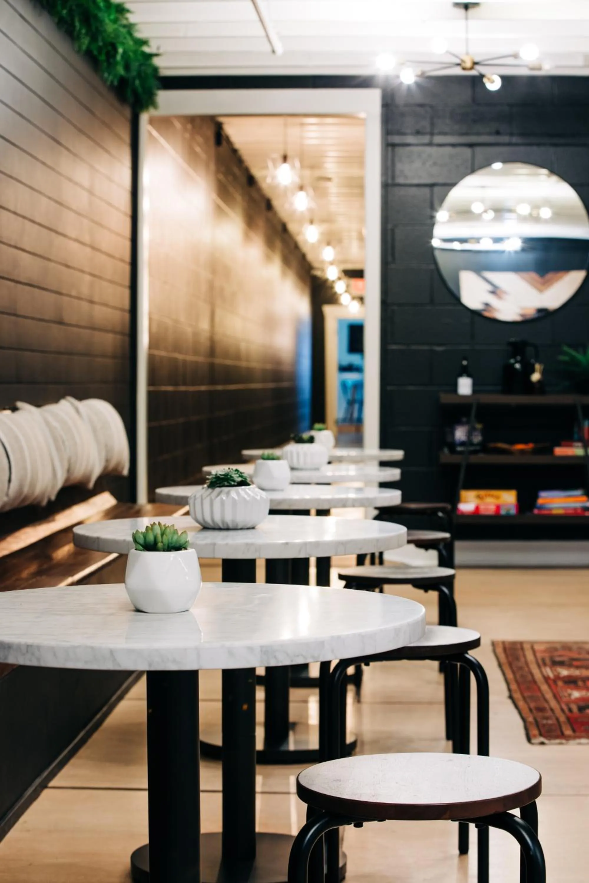 Seating area in Stellar Suites