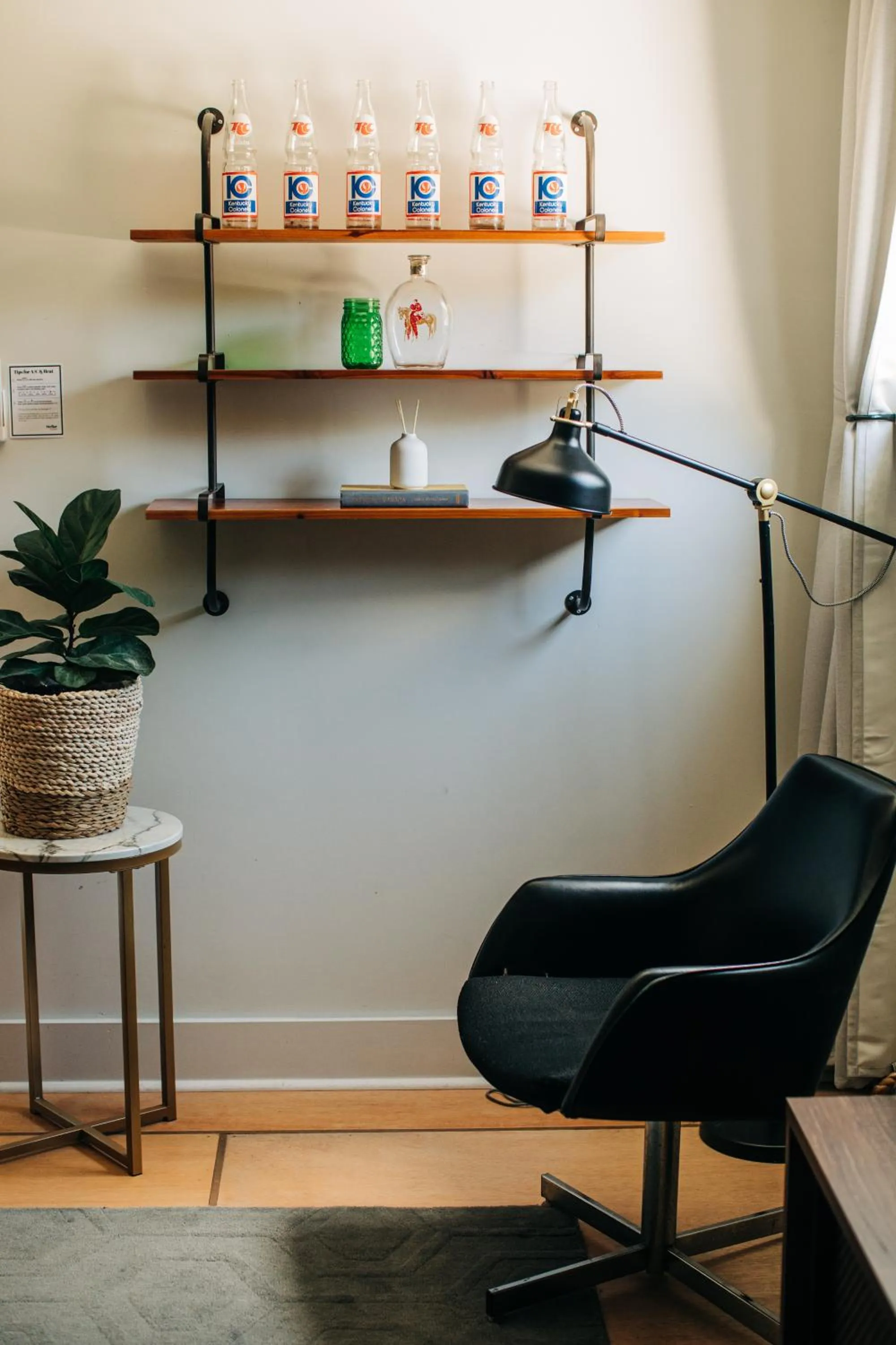 Seating area in Stellar Suites