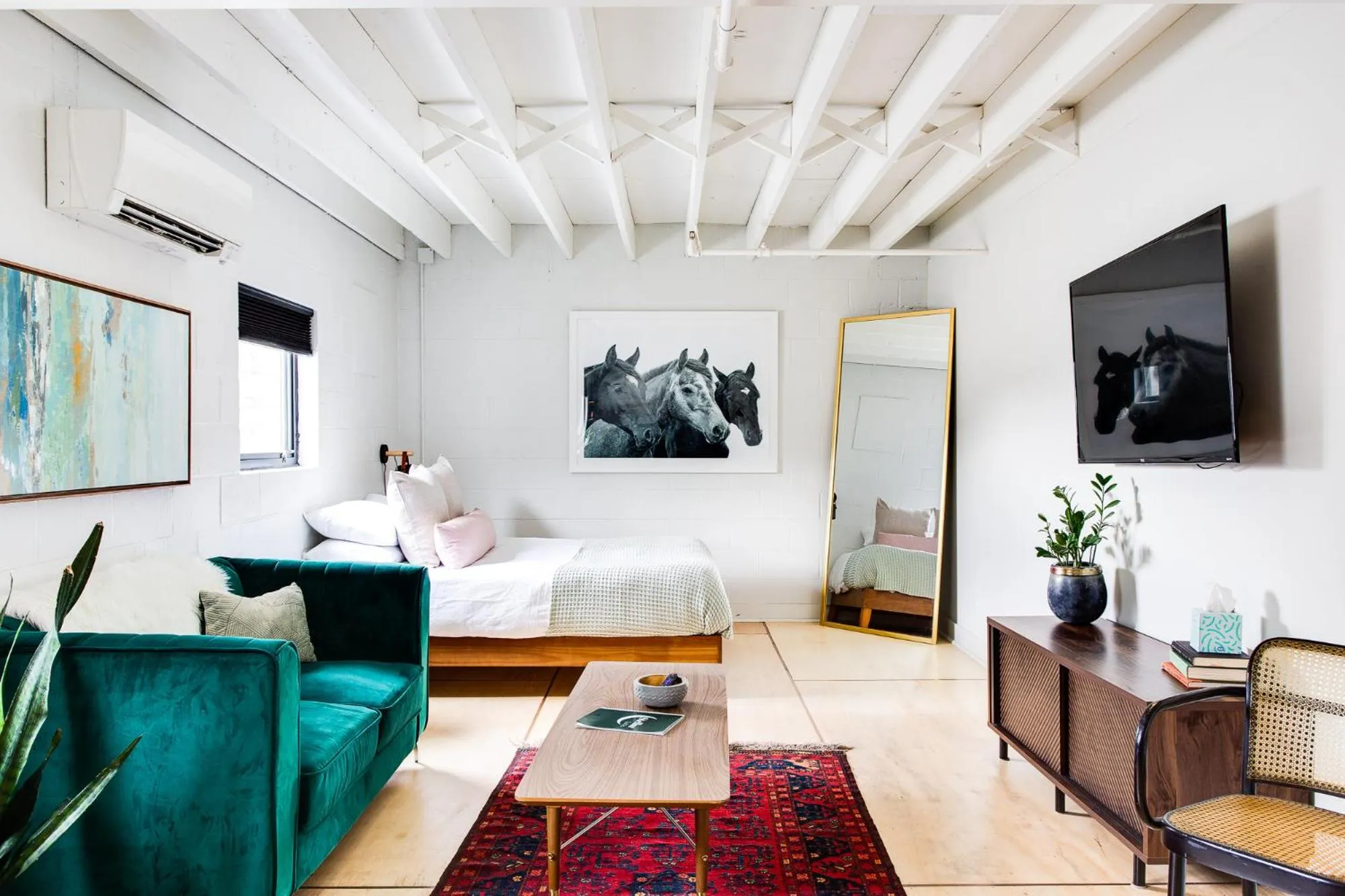 Bed in Stellar Suites