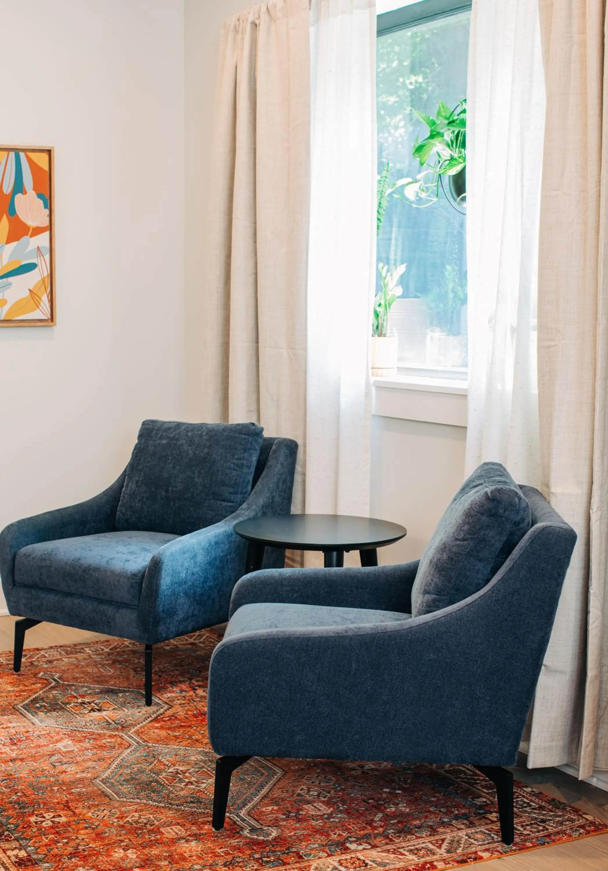 Living room in Stellar Suites