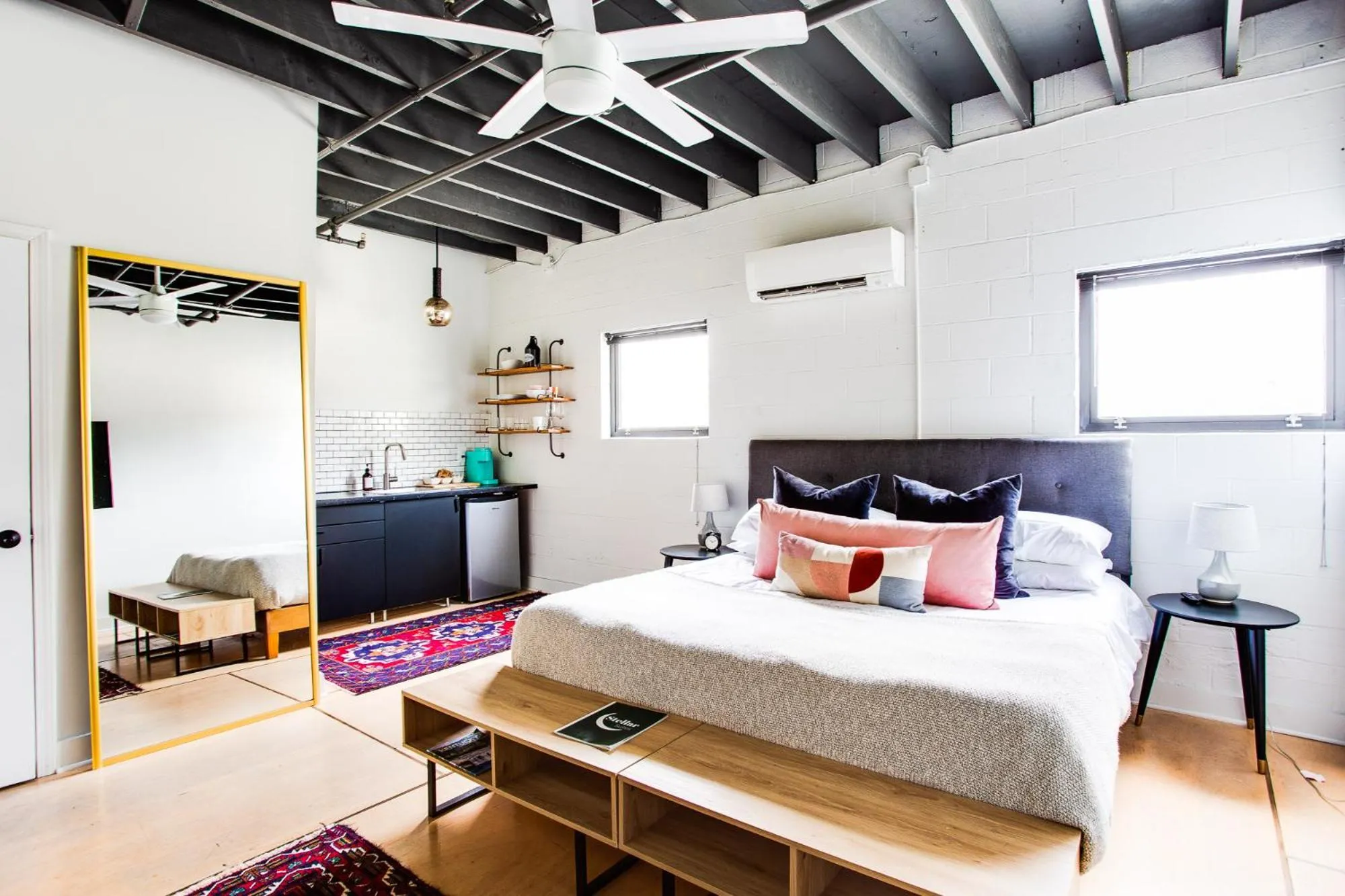 Bed in Stellar Suites