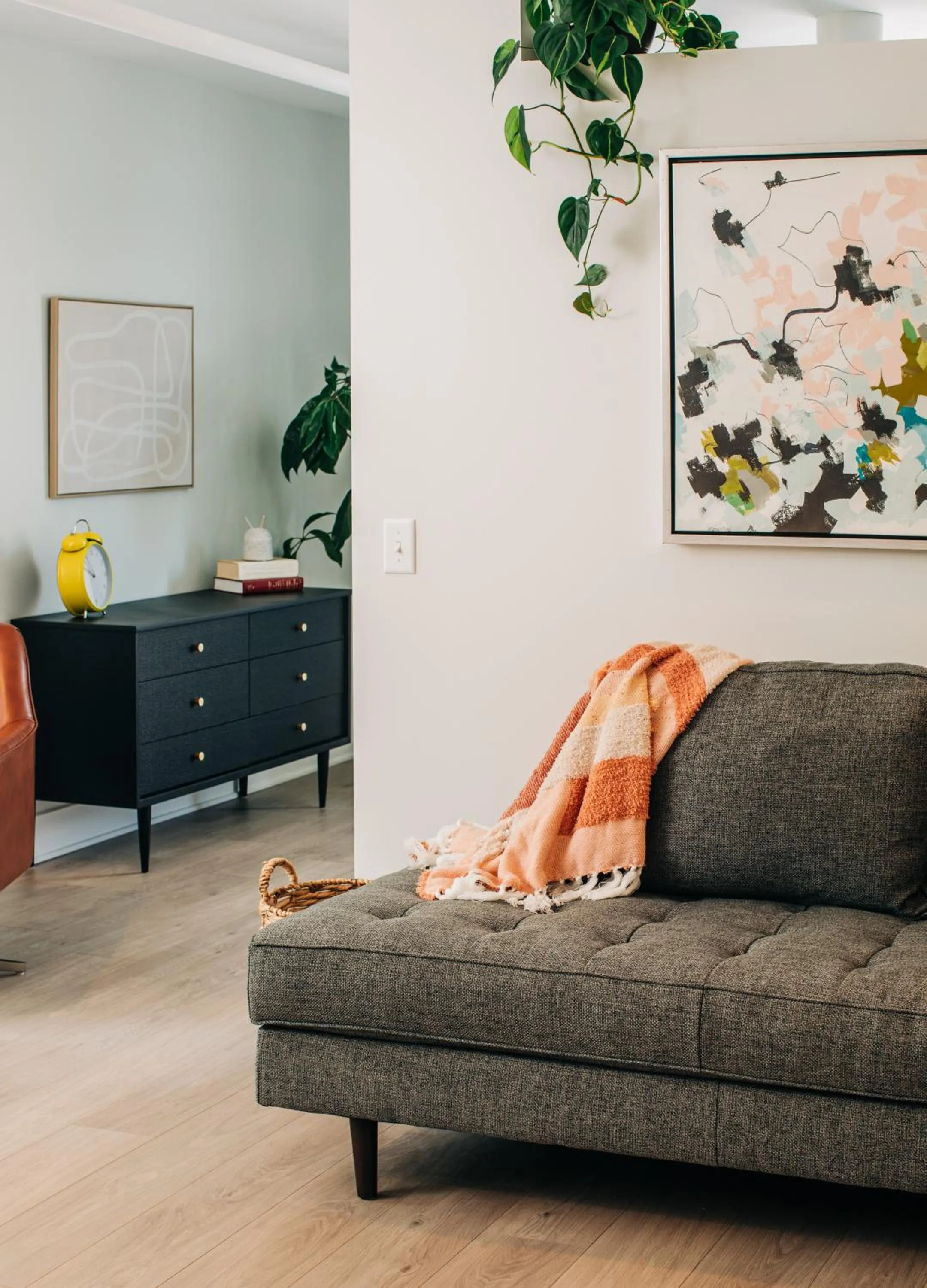Seating area in Stellar Suites