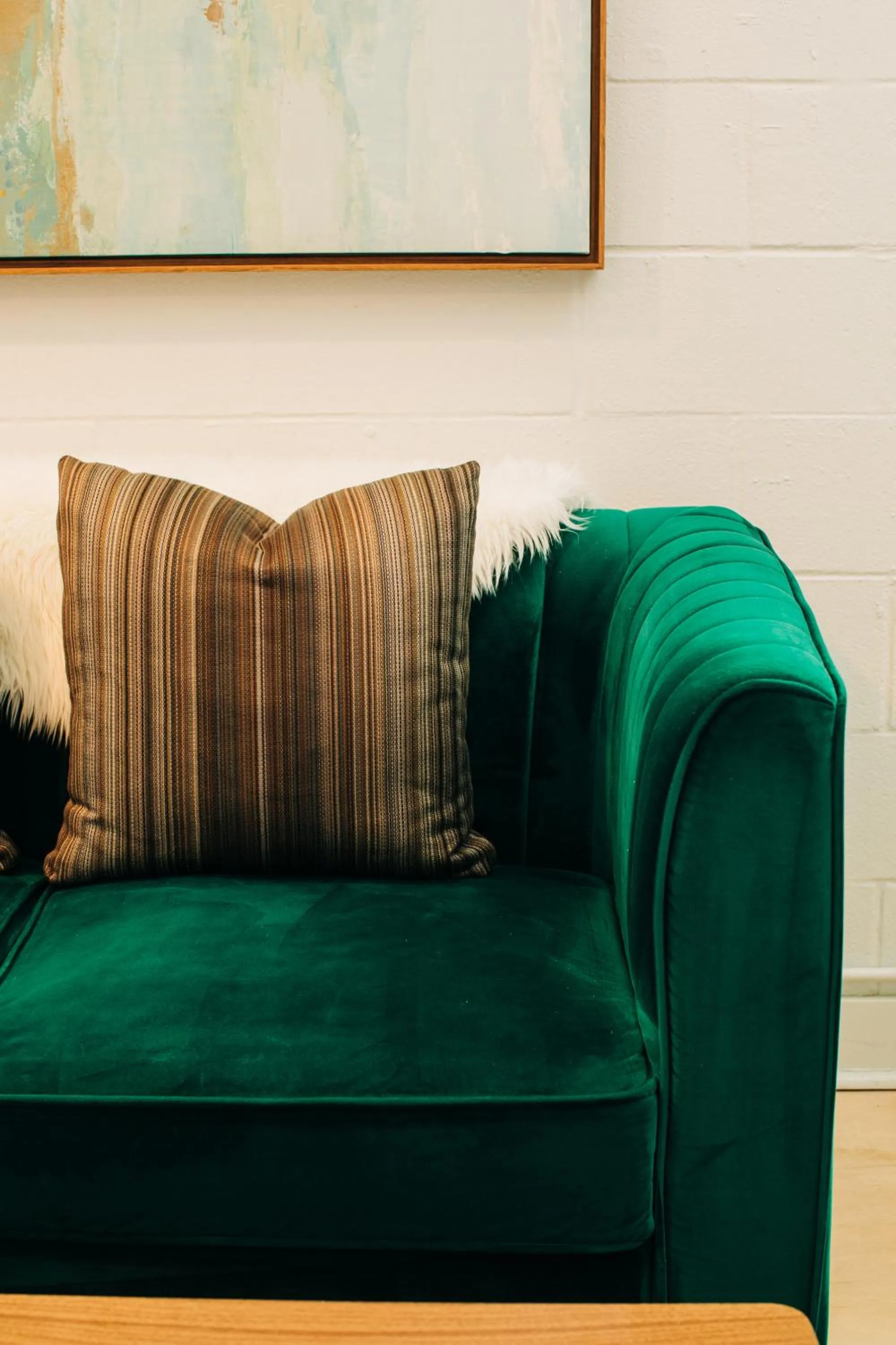 Seating area in Stellar Suites