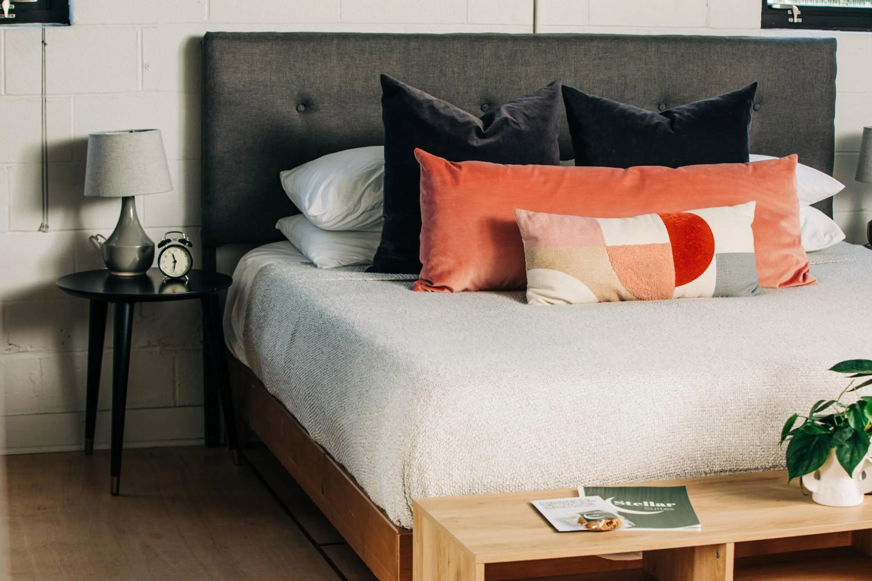 Bed in Stellar Suites