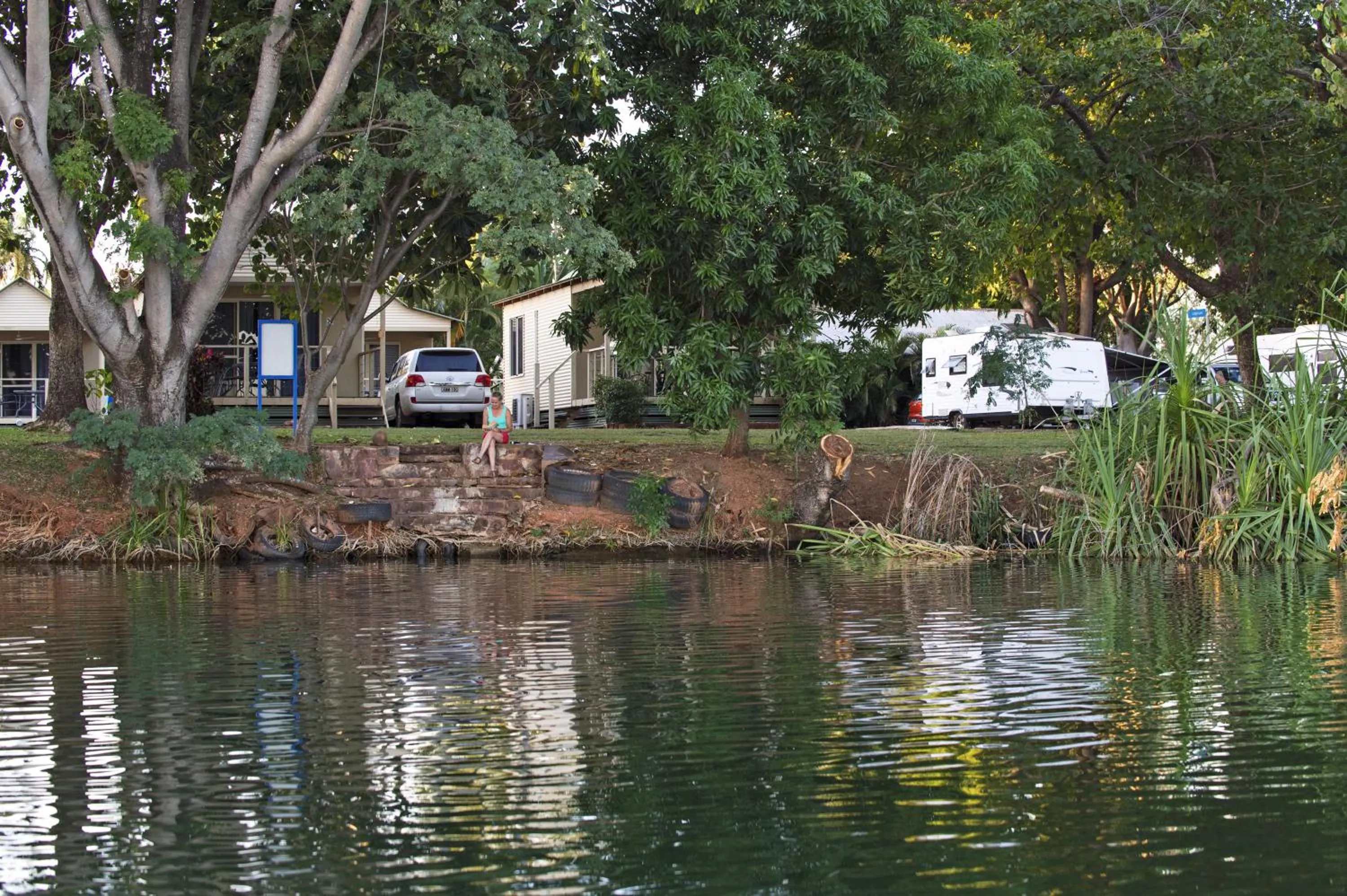 River view in Discovery Parks - Lake Kununurra