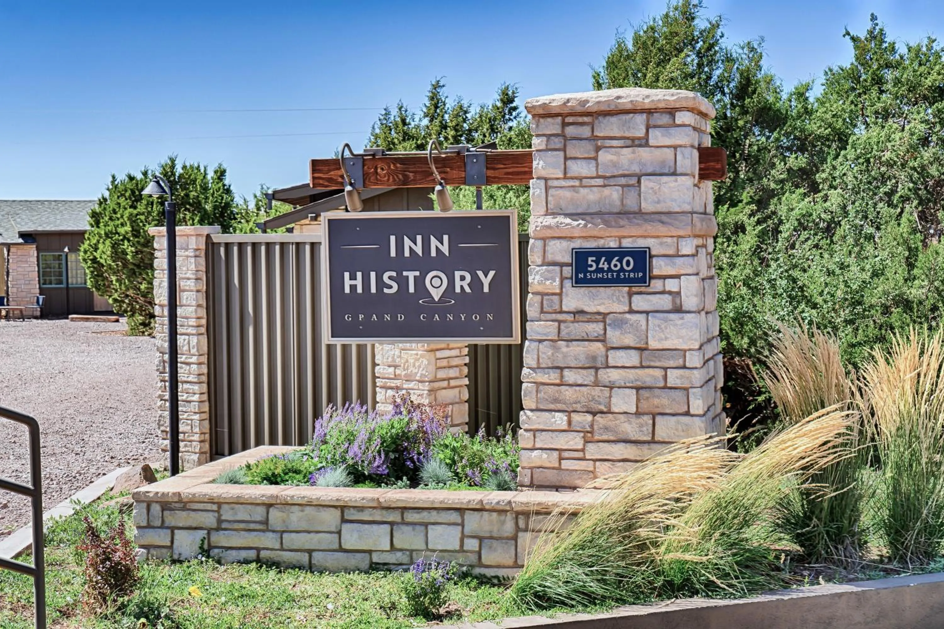 Property logo or sign in Inn History Grand Canyon Cabin