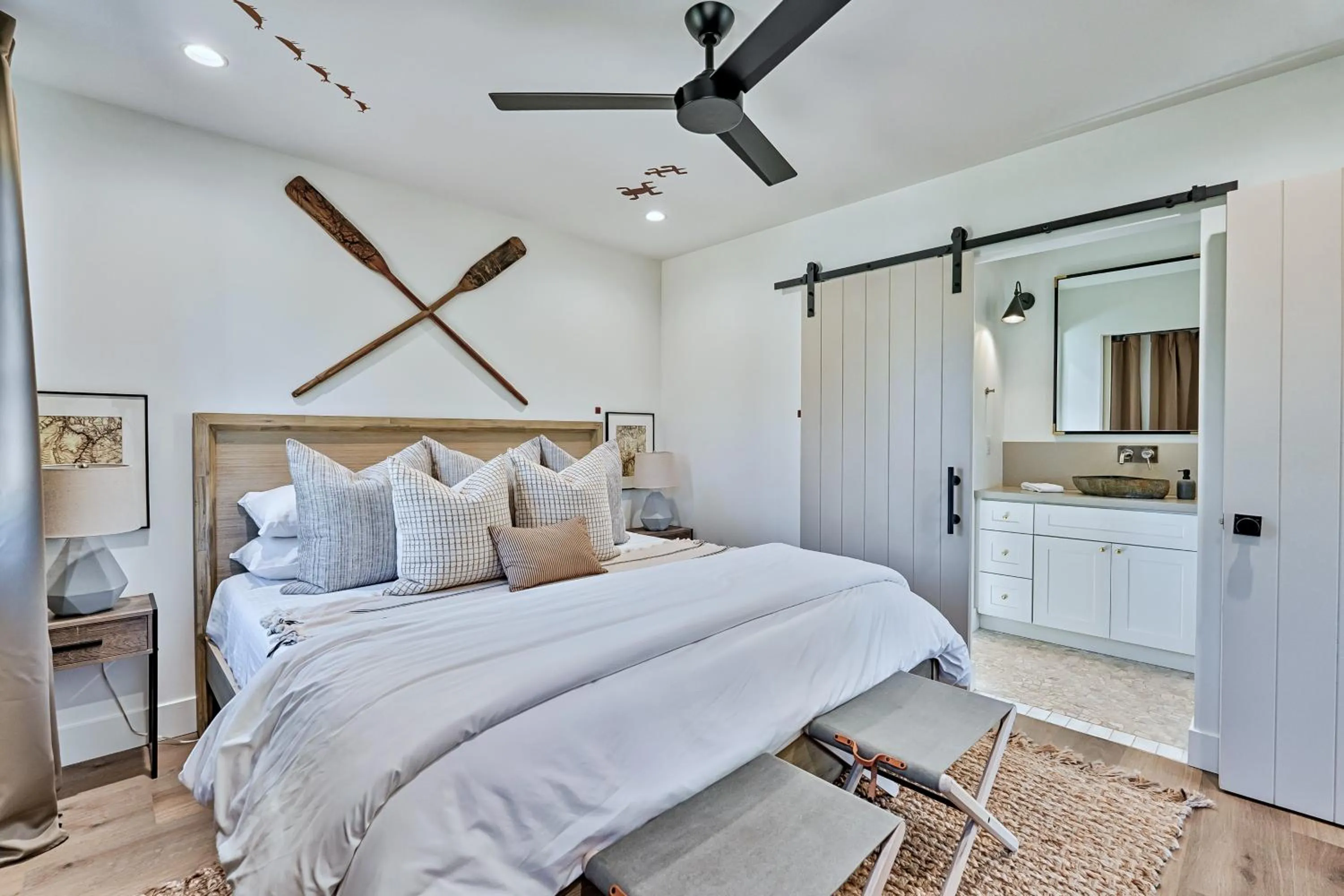 Bedroom, Bed in Inn History Grand Canyon Cabin