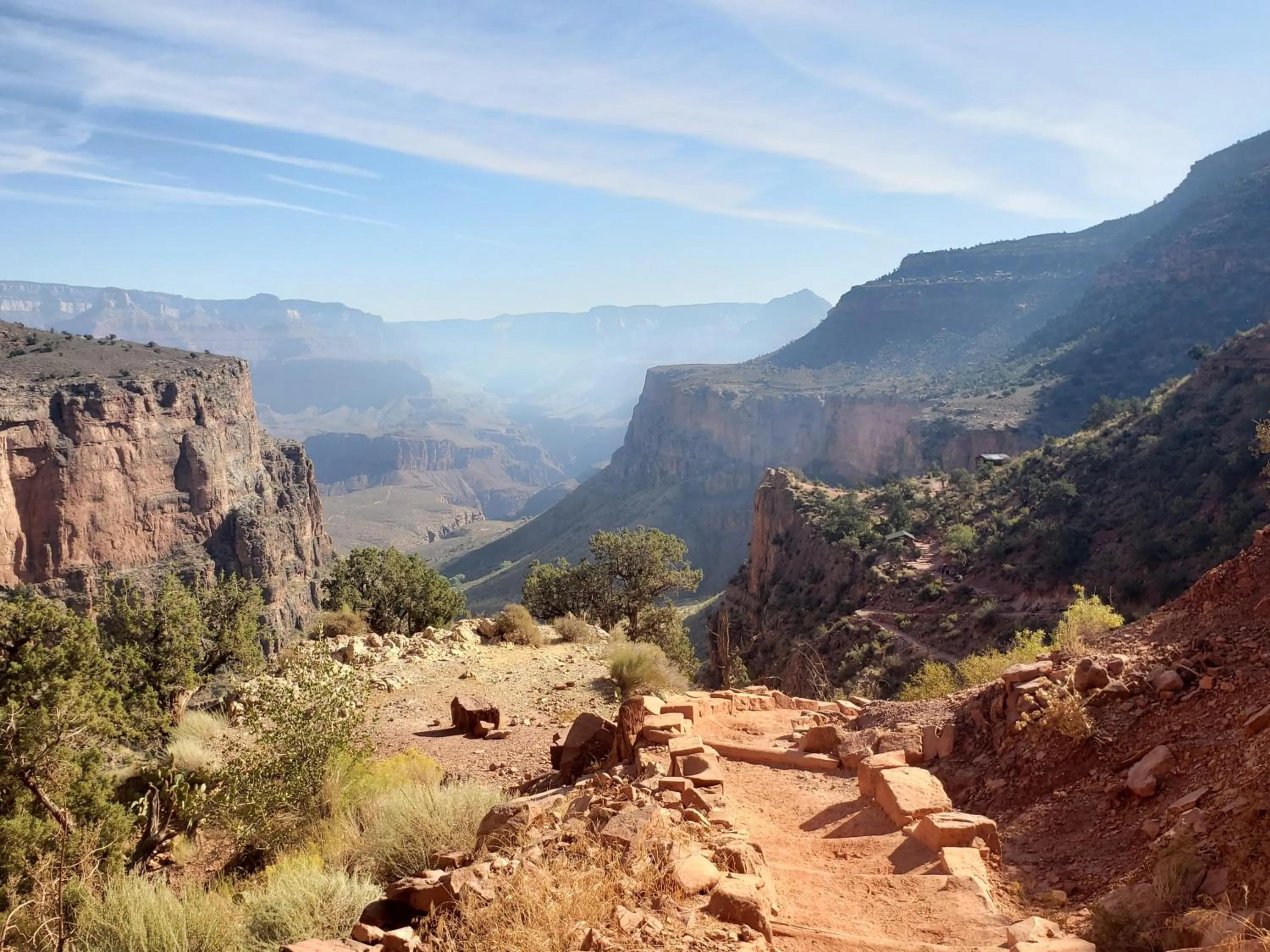 Hiking in Inn History Grand Canyon Cabin