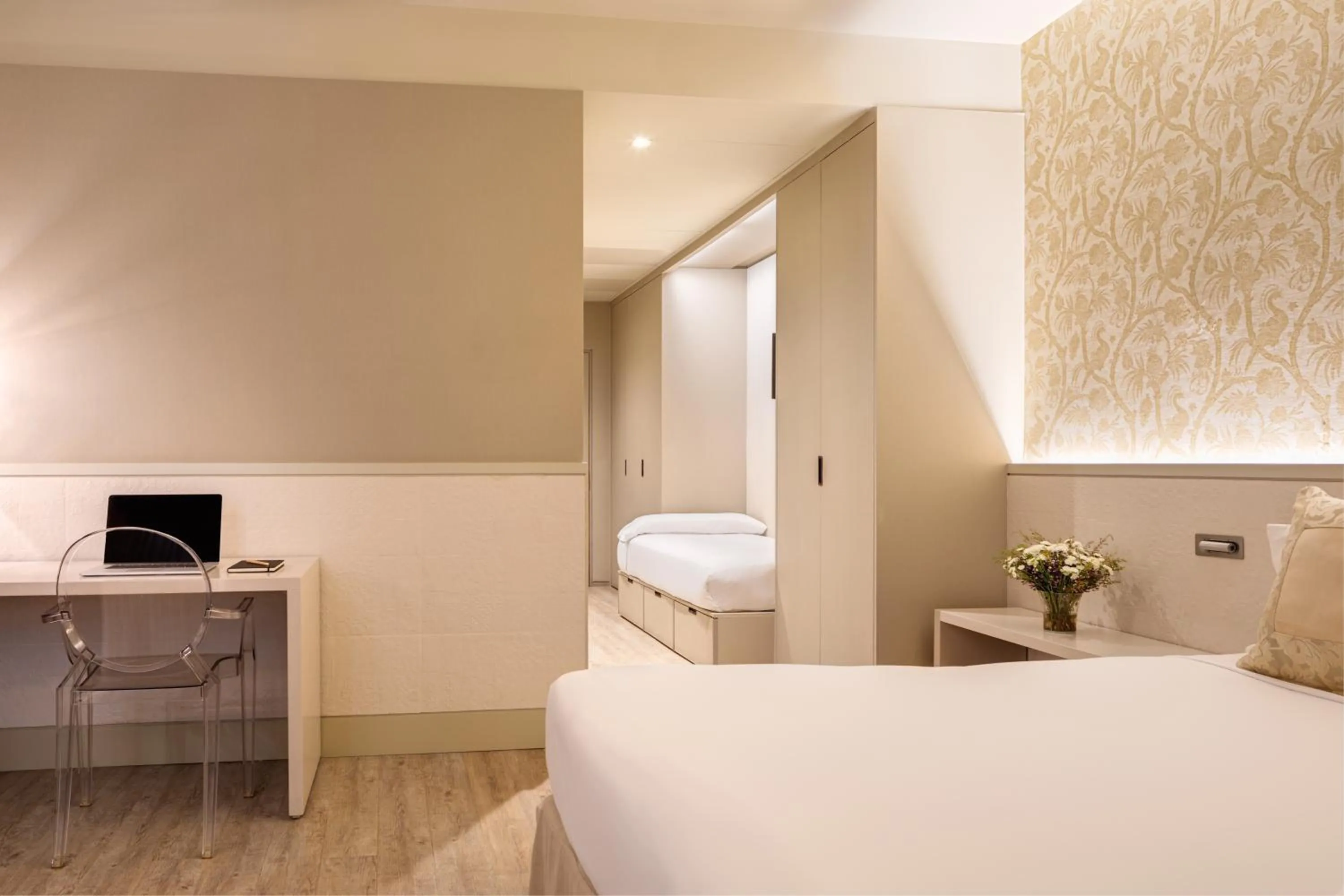 Bed in Duquesa de Cardona Hotel 4 Sup by Grup Duquessa