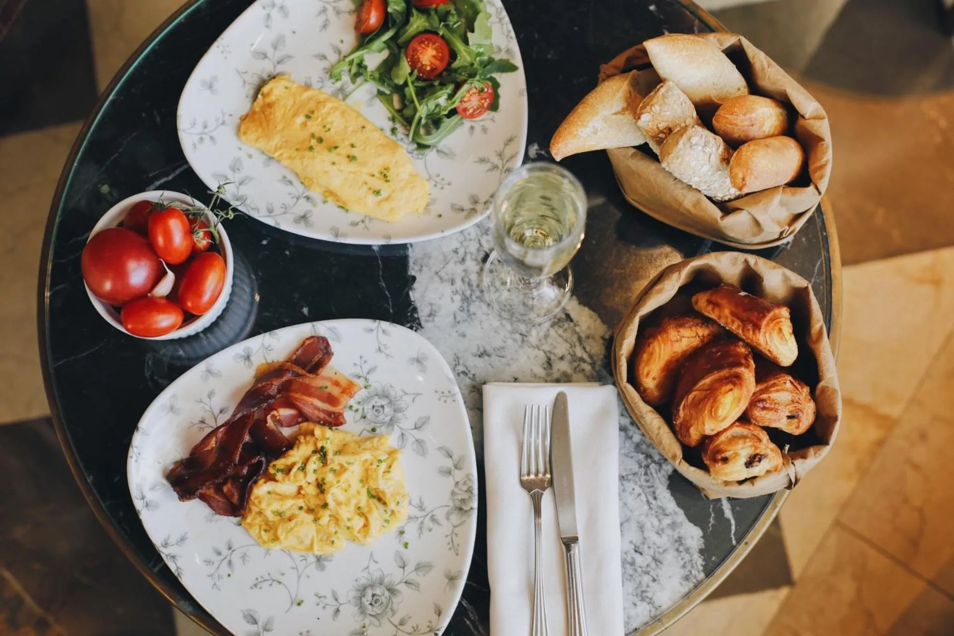 Buffet breakfast in Duquesa de Cardona Hotel 4 Sup by Grup Duquessa