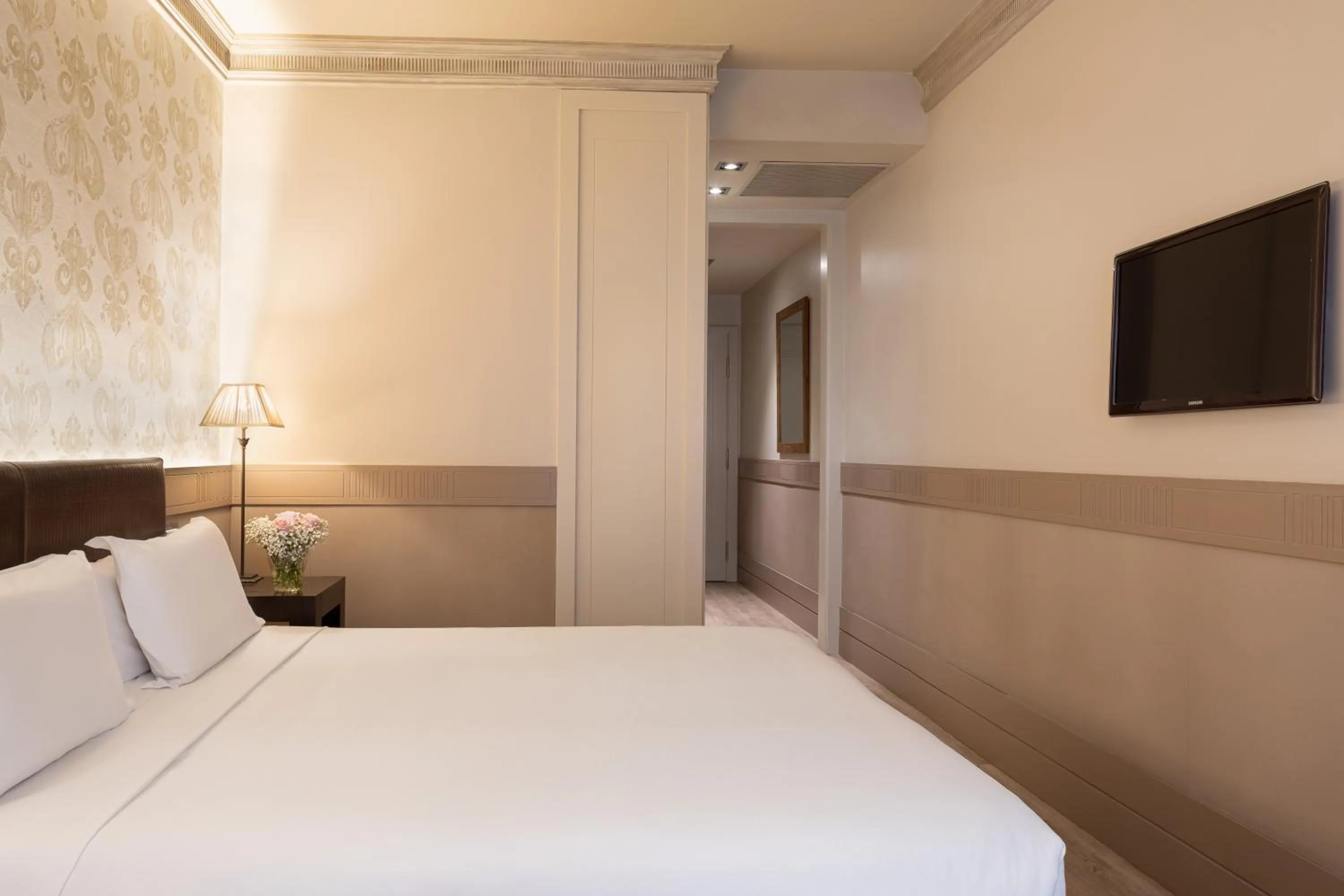 Bed in Duquesa de Cardona Hotel 4 Sup by Grup Duquessa