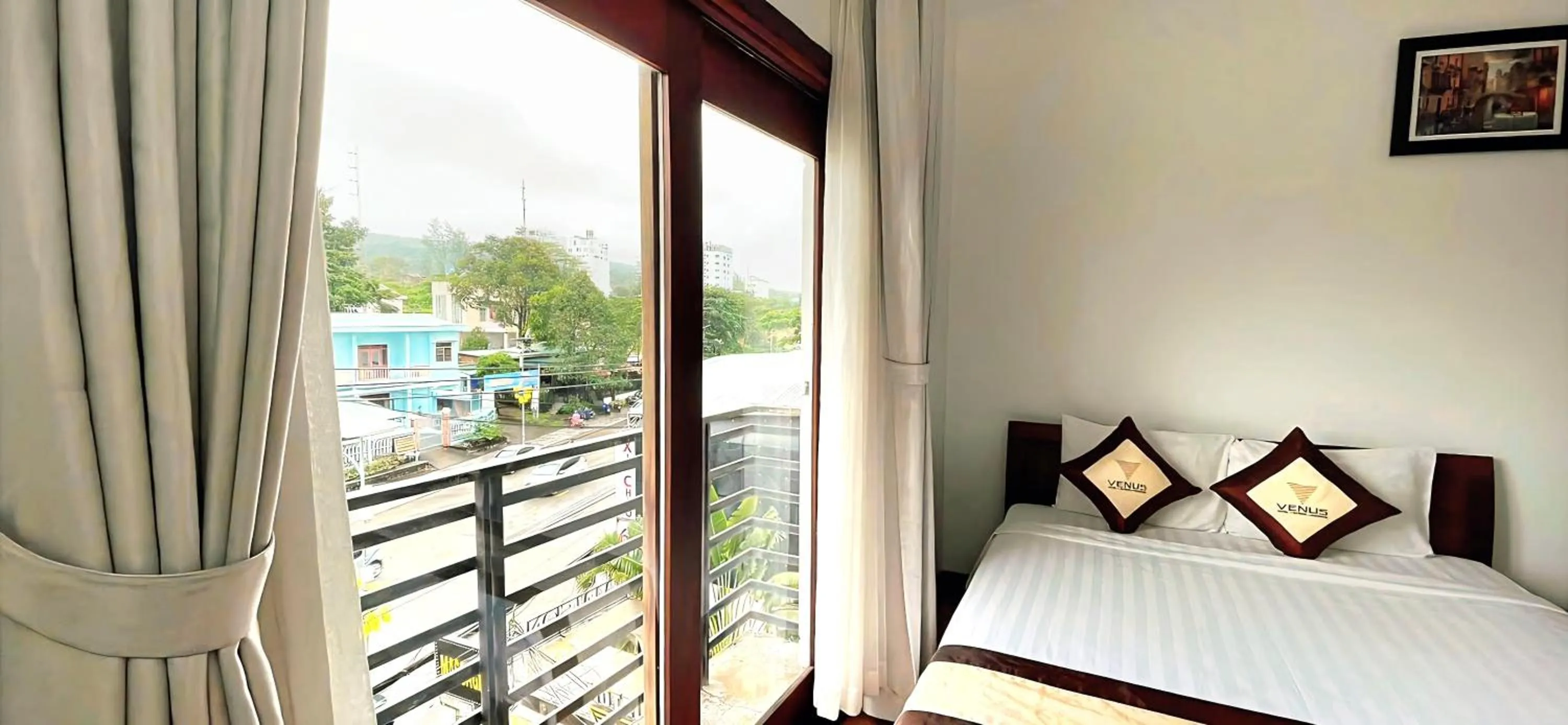 View (from property/room), Bed in Venus Phu Quoc Hotel