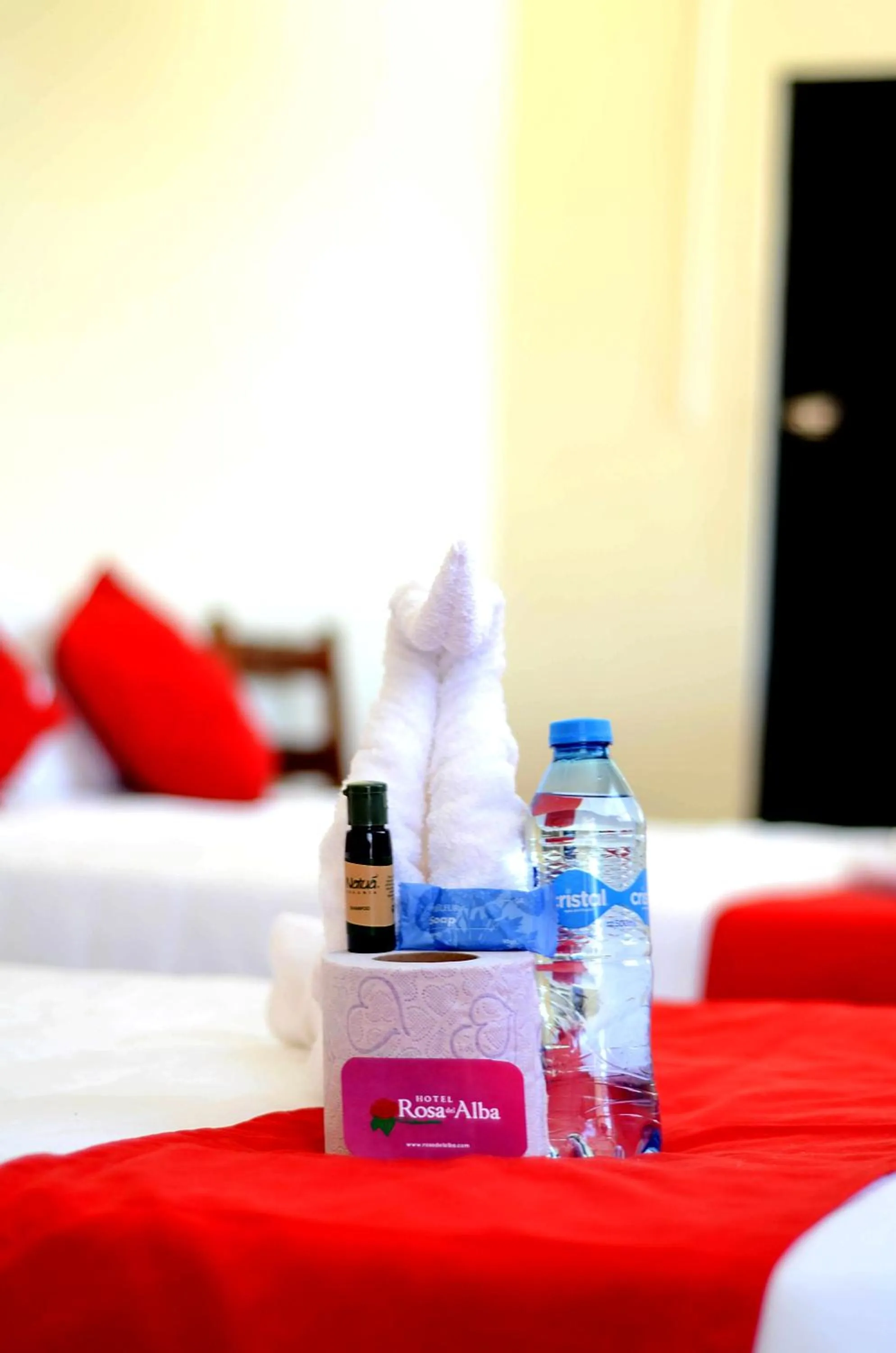 towels, Bed in Hotel Rosa del Alba, Barrio Mágico Centro Histórico de Chetumal