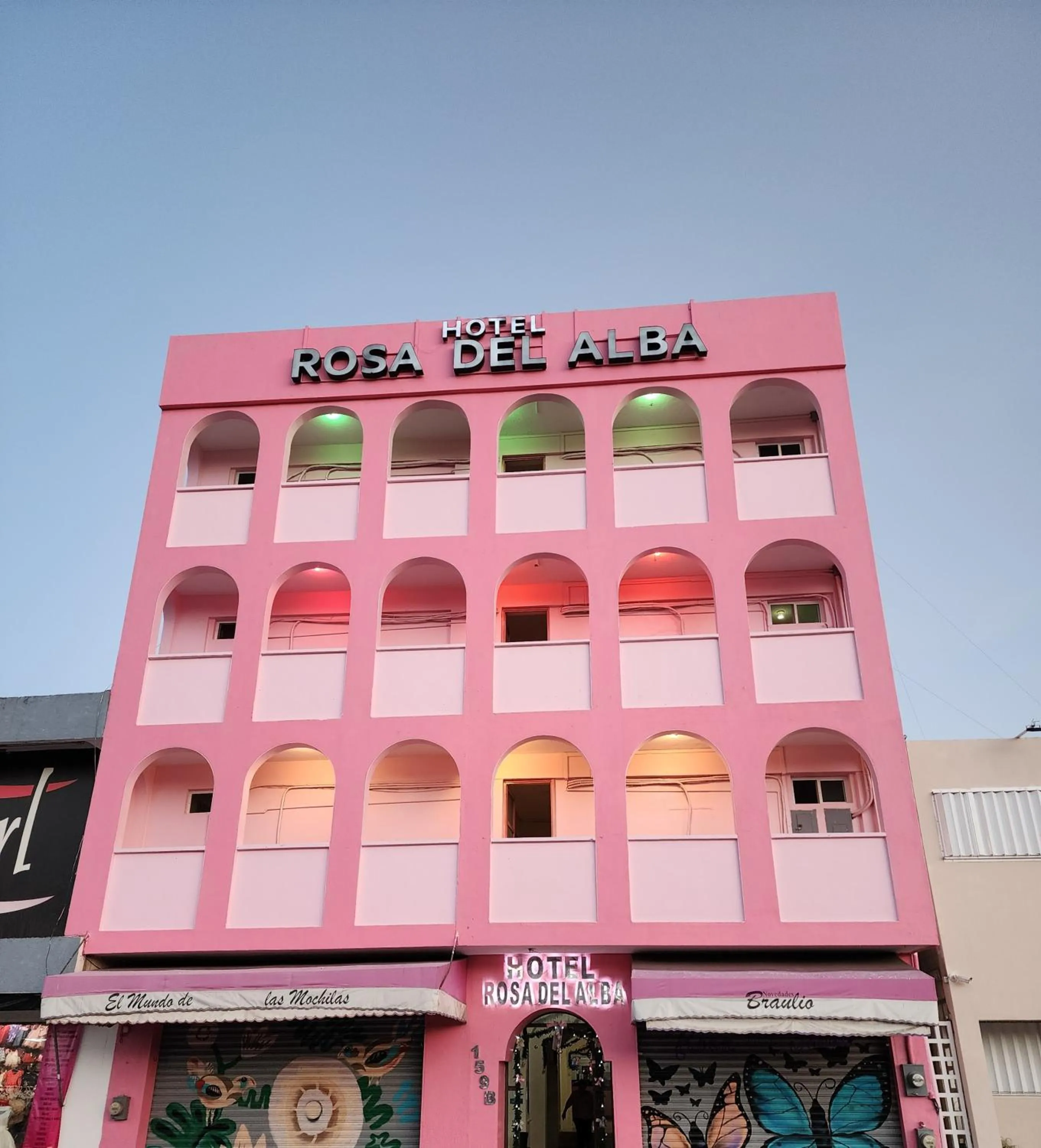 Property building in Hotel Rosa del Alba, Barrio Mágico Centro Histórico de Chetumal