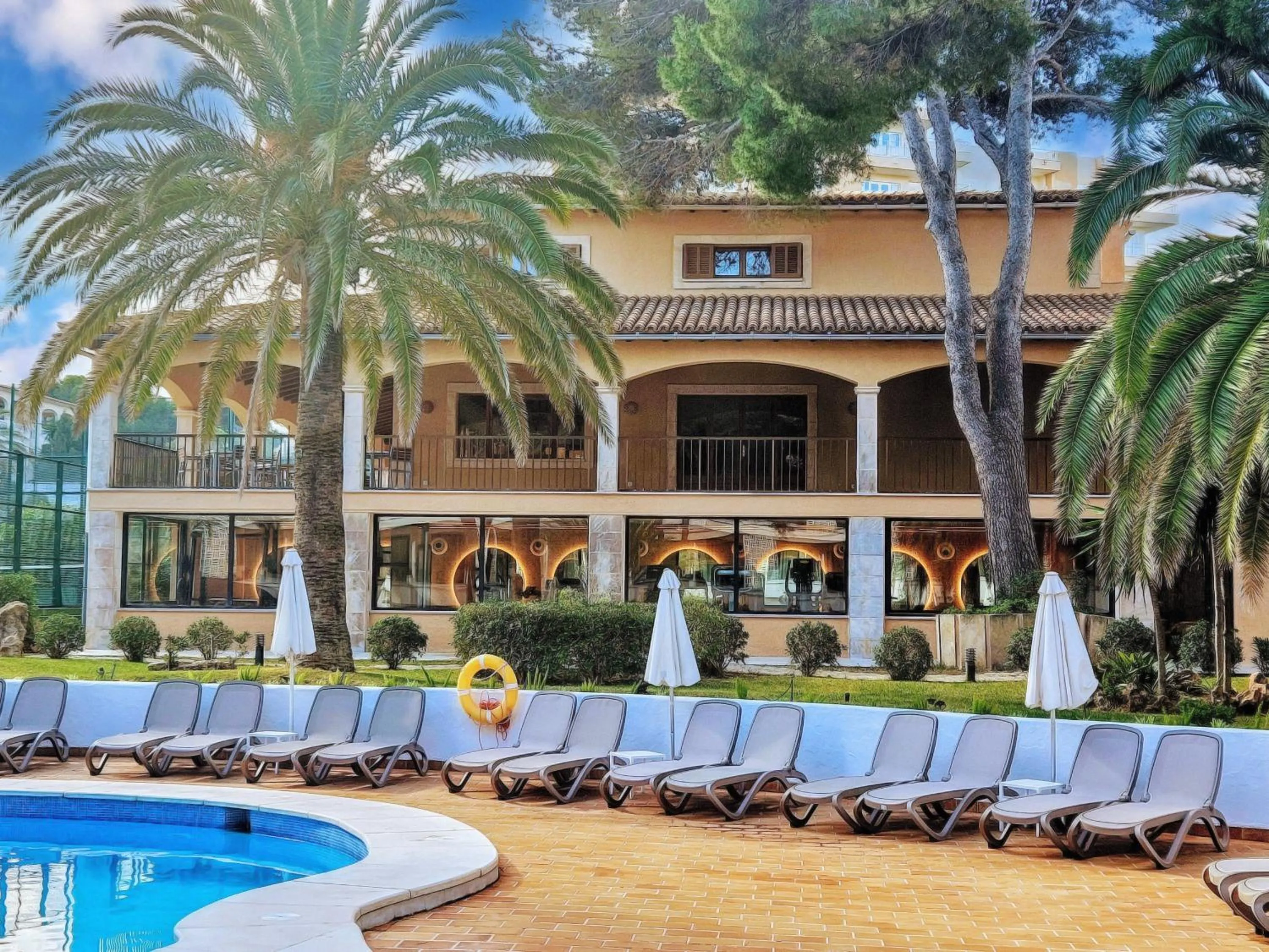 Fitness centre/facilities in Hotel & Spa S'Entrador Playa