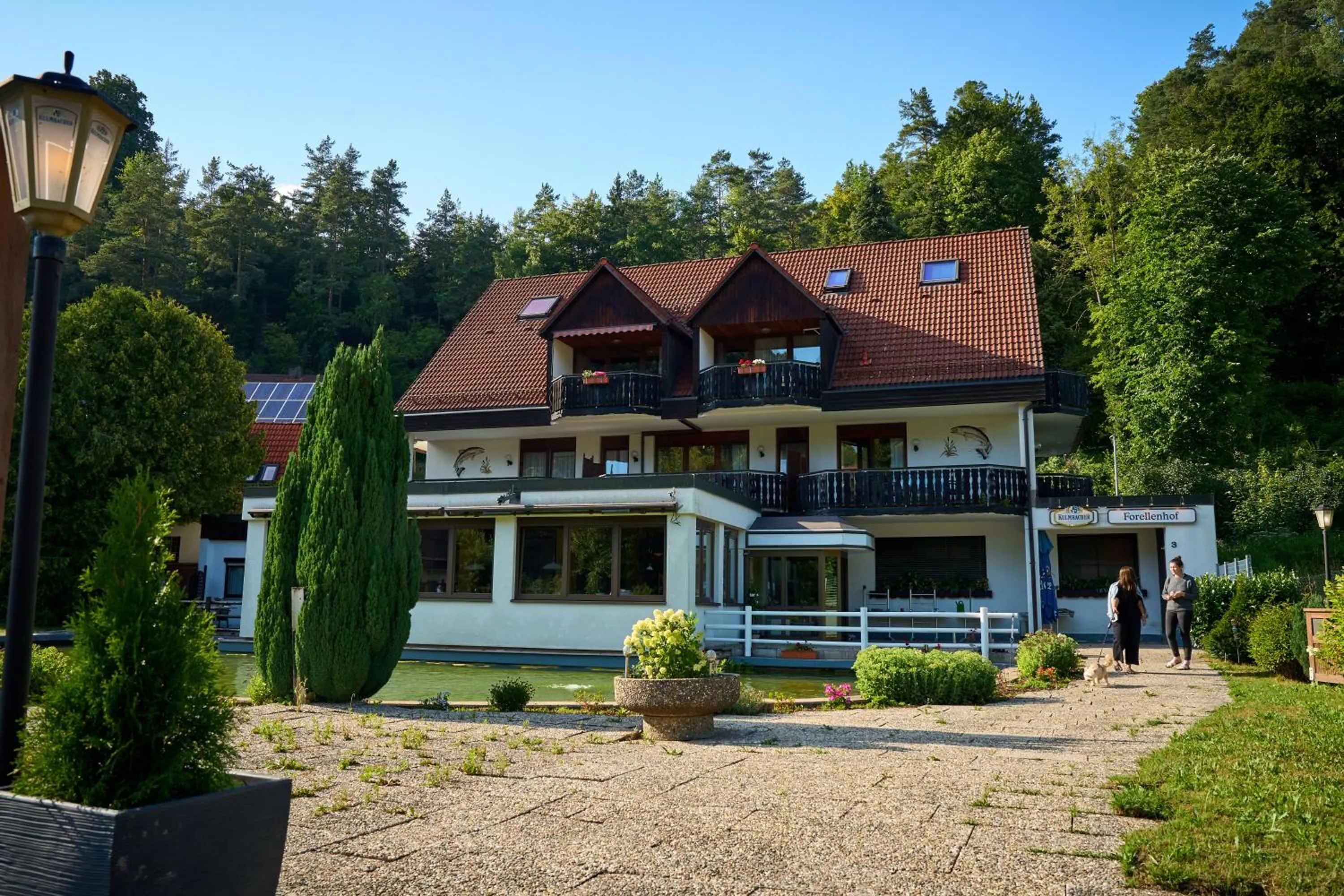 Property building in Gästehaus Forellenhof