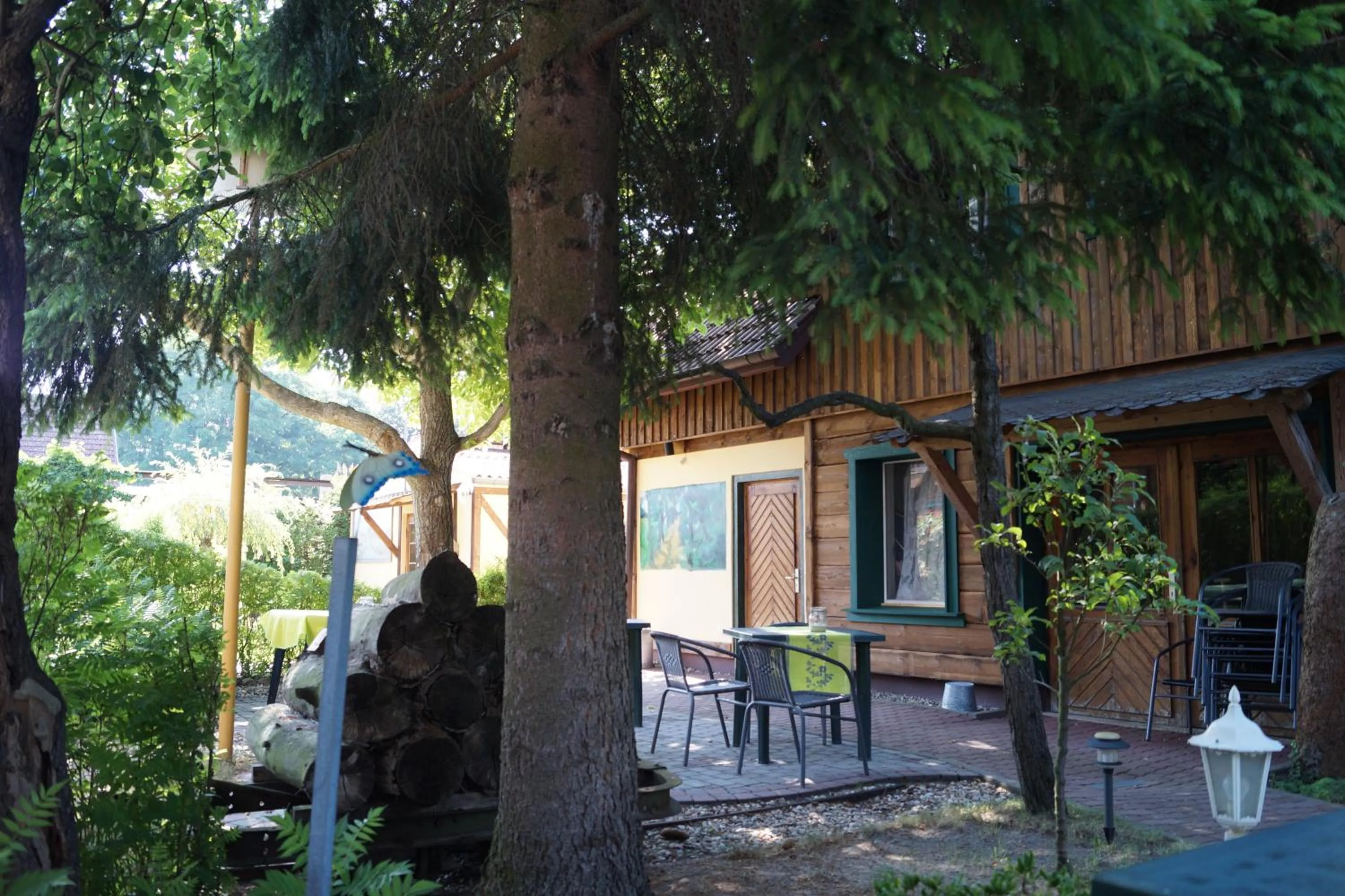 Patio in Pension zum Holzpantoffelmacher
