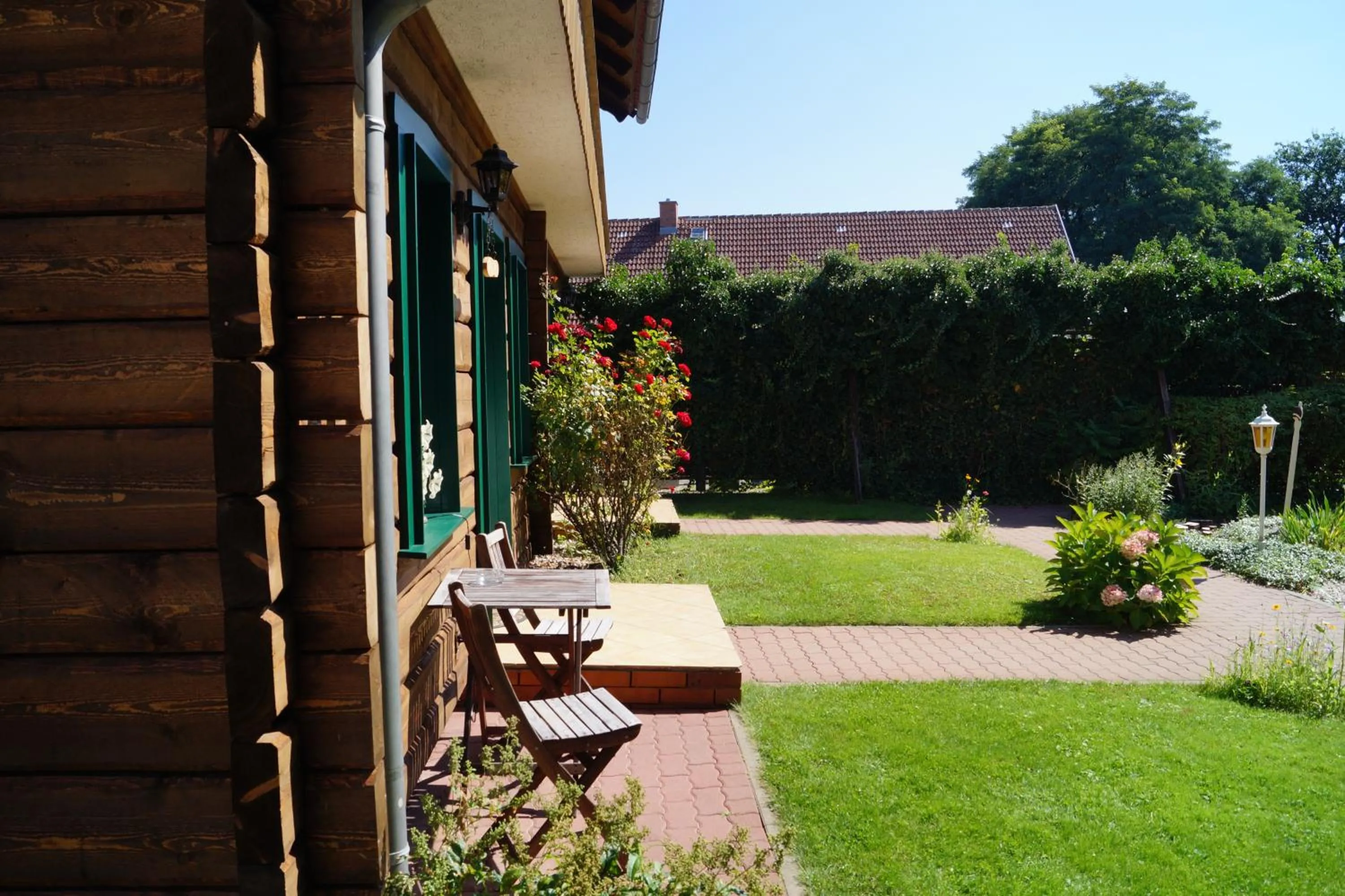 Patio in Pension zum Holzpantoffelmacher
