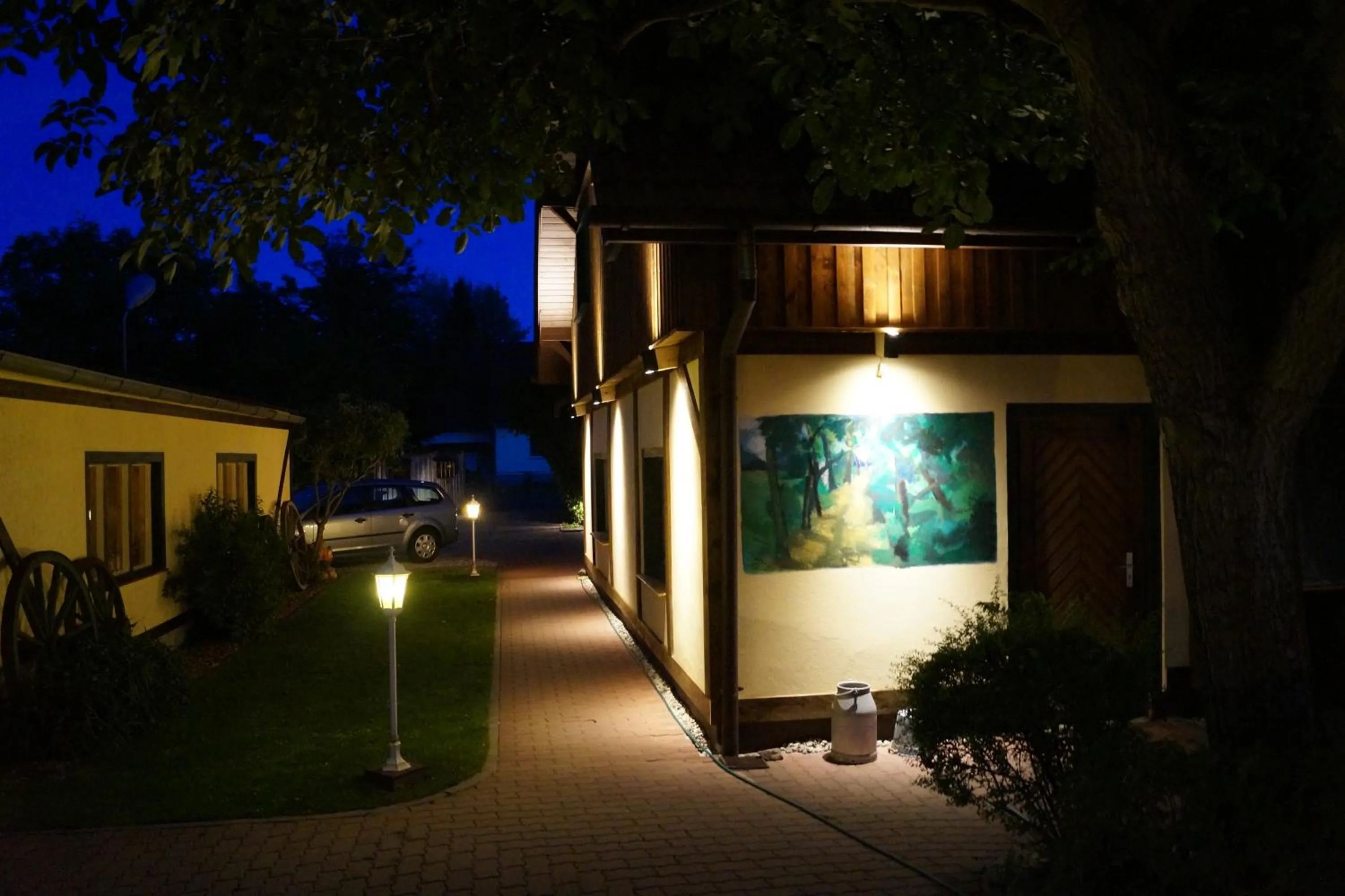 Patio in Pension zum Holzpantoffelmacher