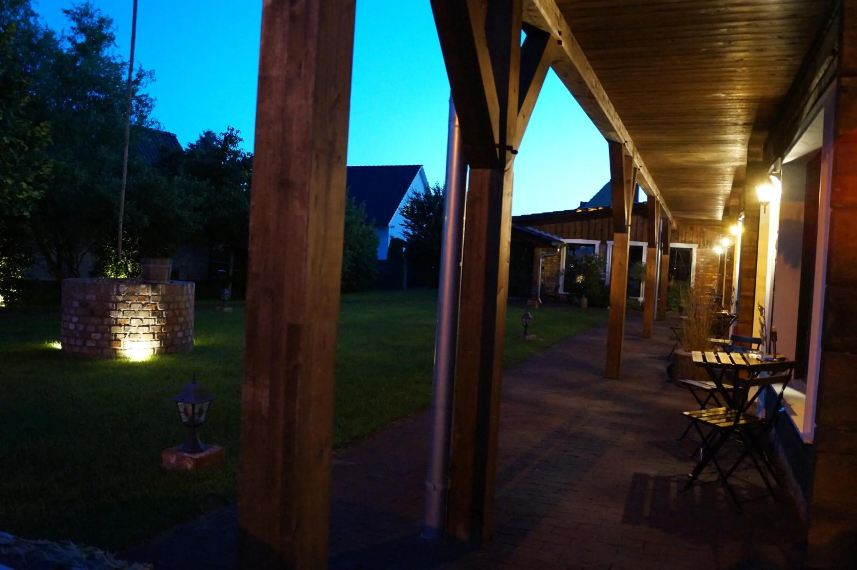 Patio in Pension zum Holzpantoffelmacher
