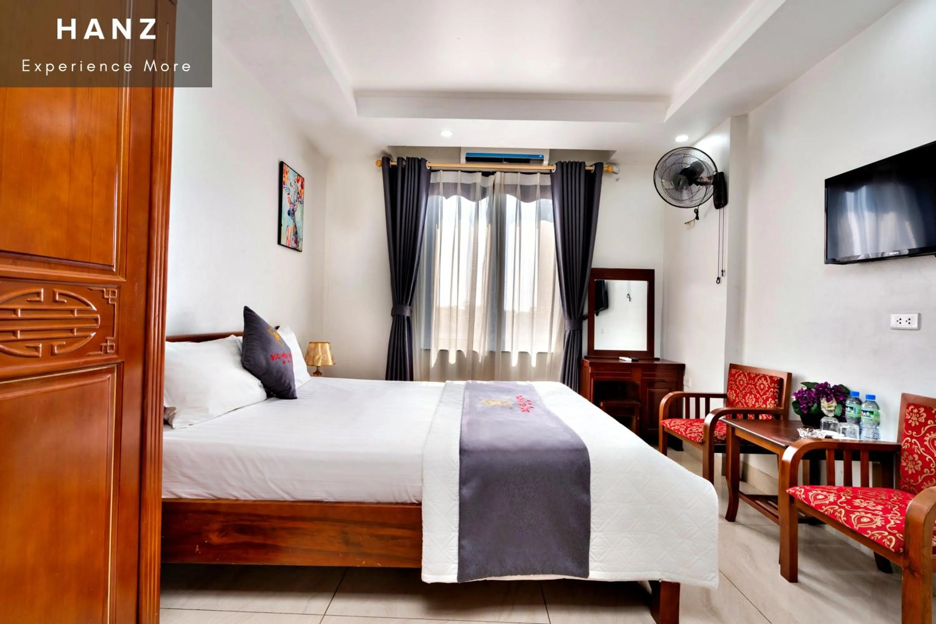 Bed in HANZ Duc Hieu 1 Hotel