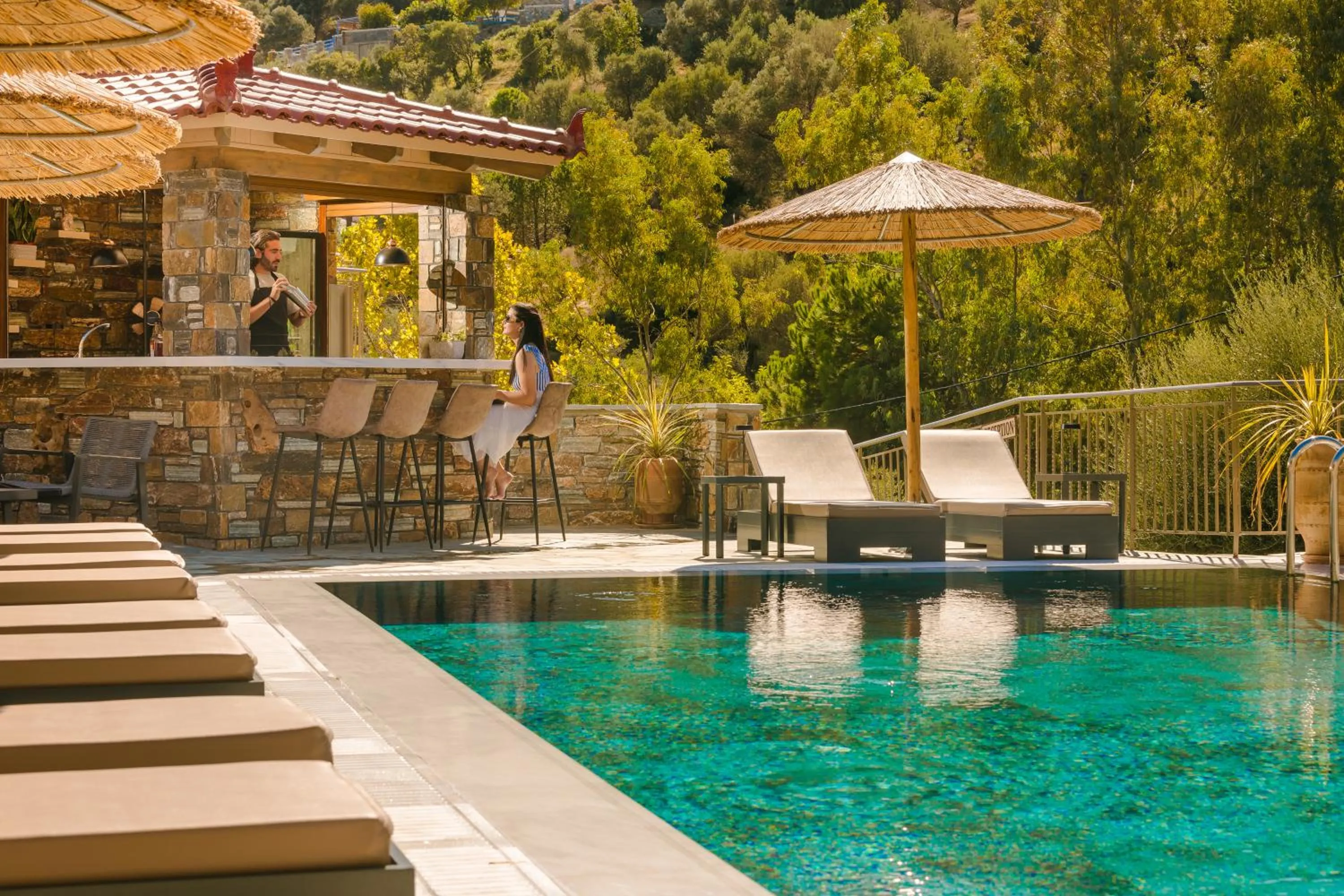 Lounge or bar in Paramithenio Village Beach Resort & Spa