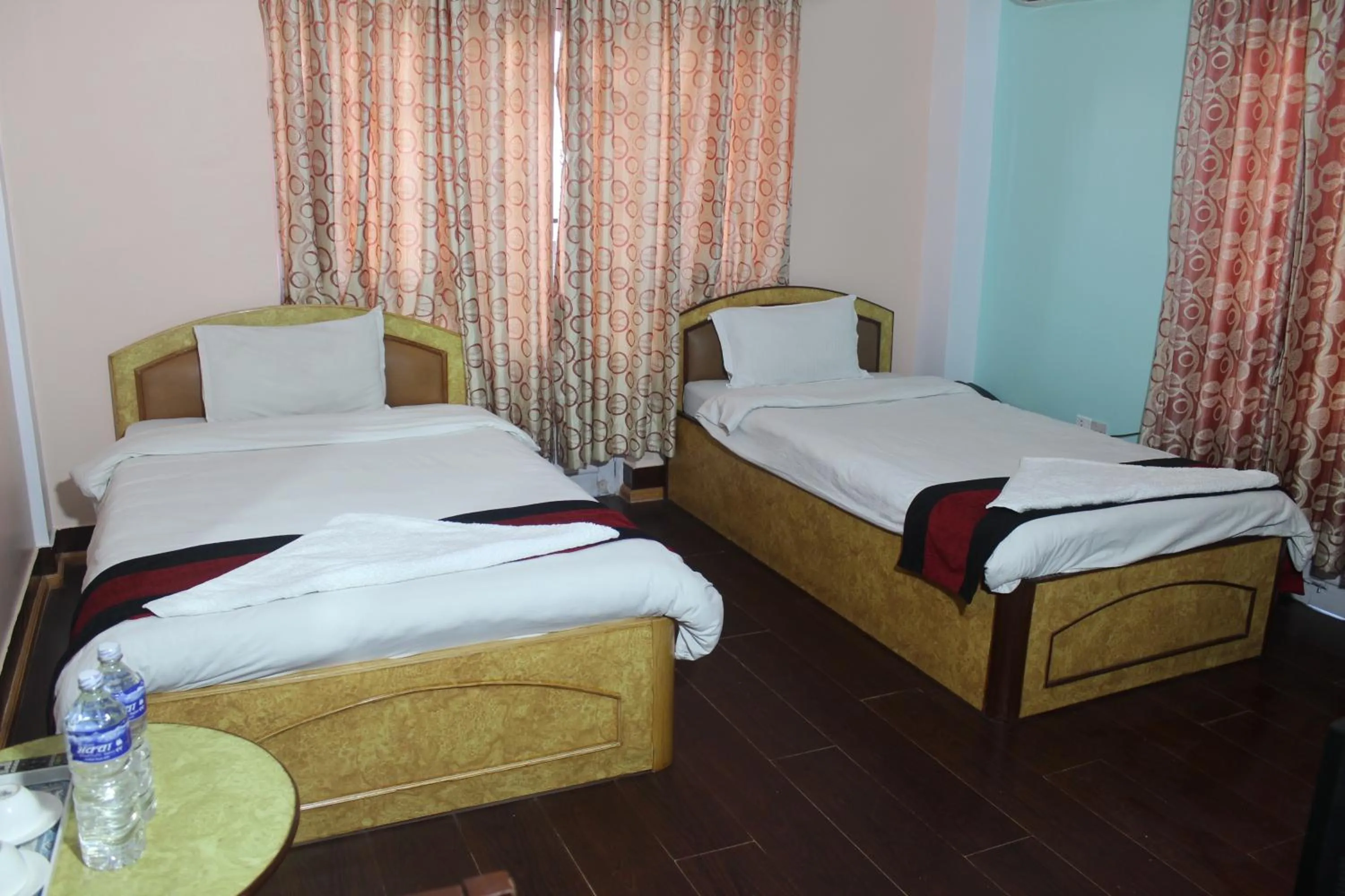 Bed in Hotel Mudkhu Durbar