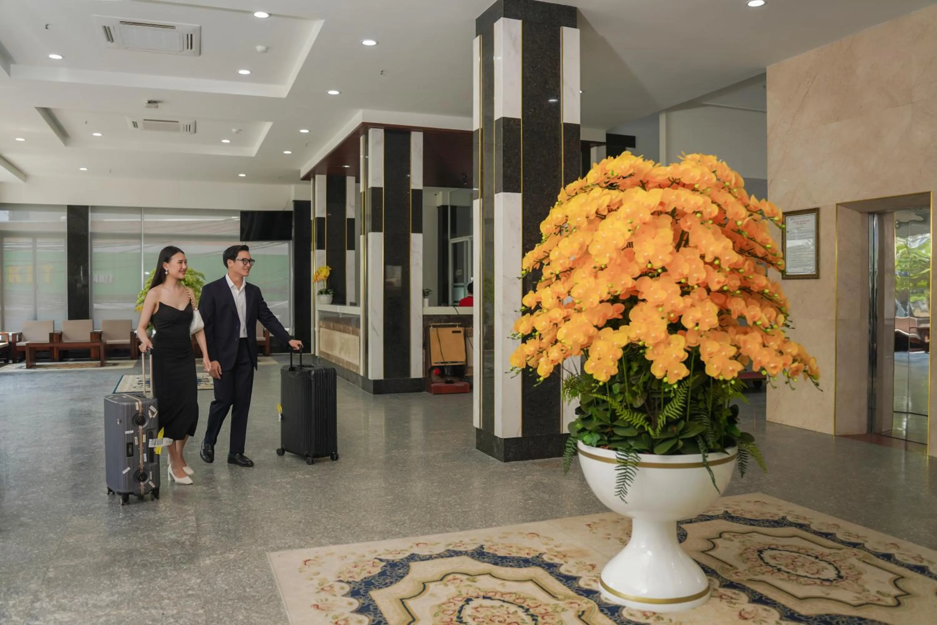 Lobby or reception in Hotel Soco