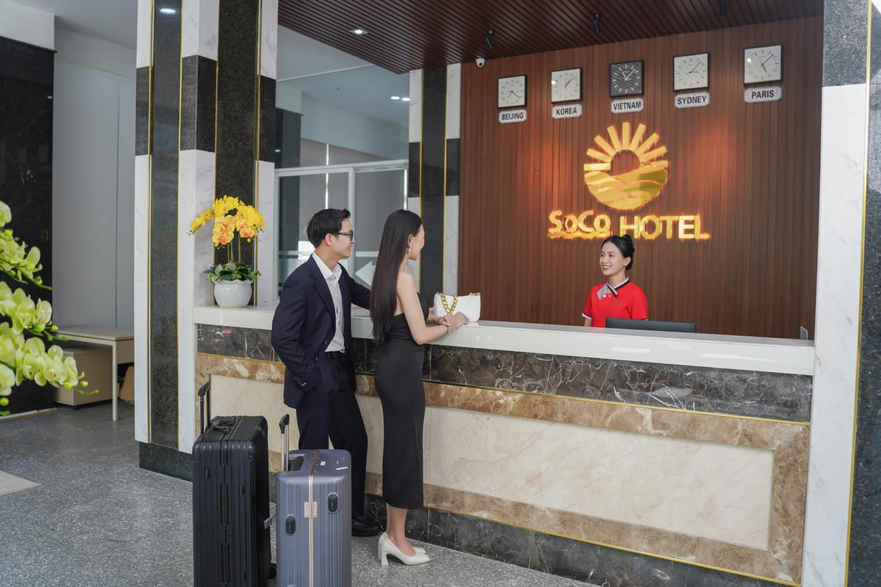 Lobby or reception in Hotel Soco